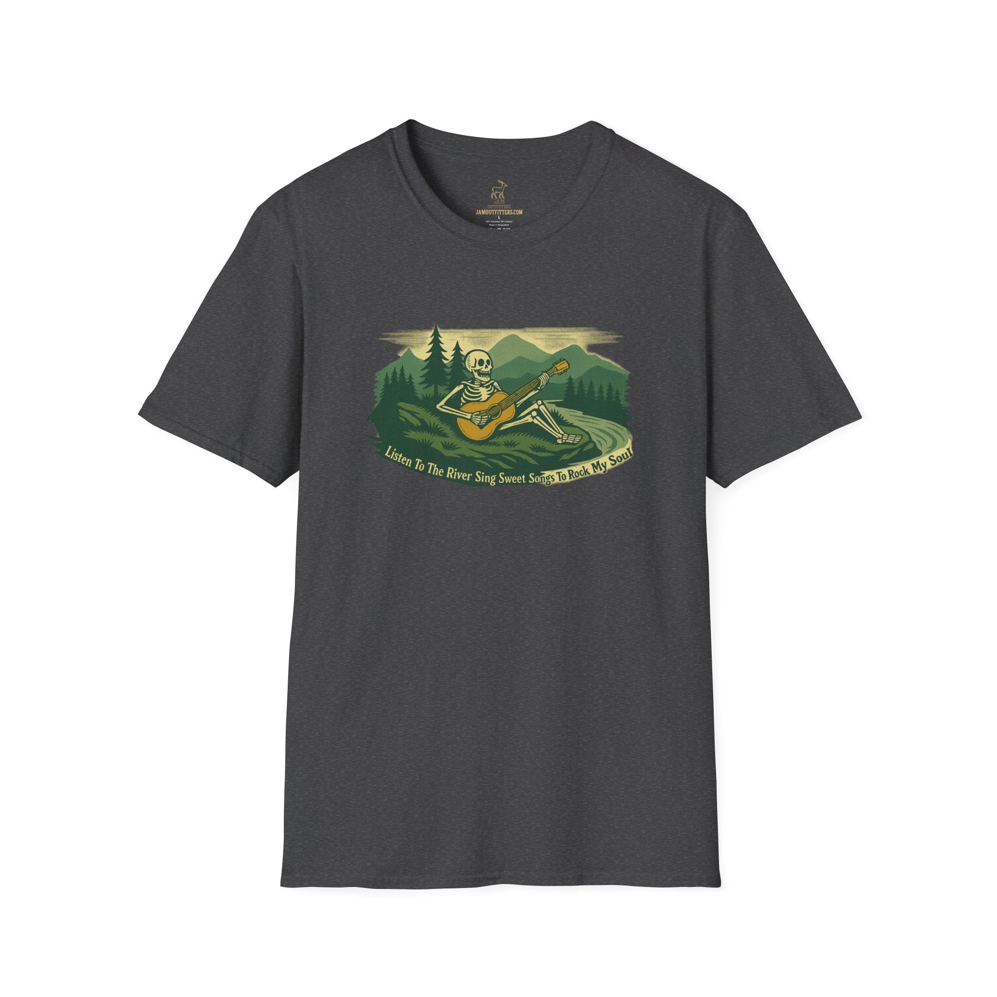 Grateful Dead "Brokedown Palace" Tee | Skeleton Vintage Shirt With Lyrics
