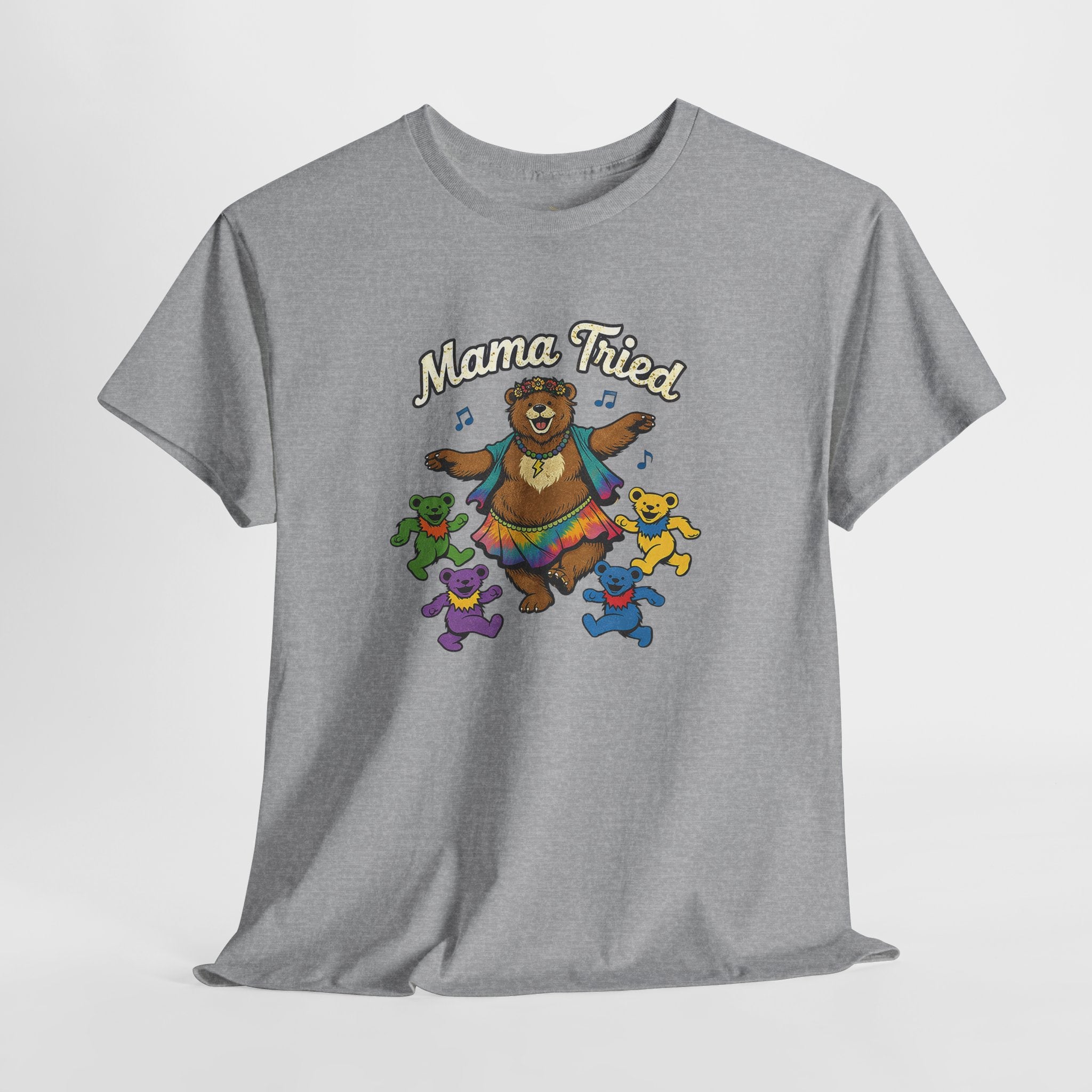 Mama Tried Shirt | Dancing Bears Tee | Grateful Dead Mothers Day Gift | Vintage Jam Band Tee