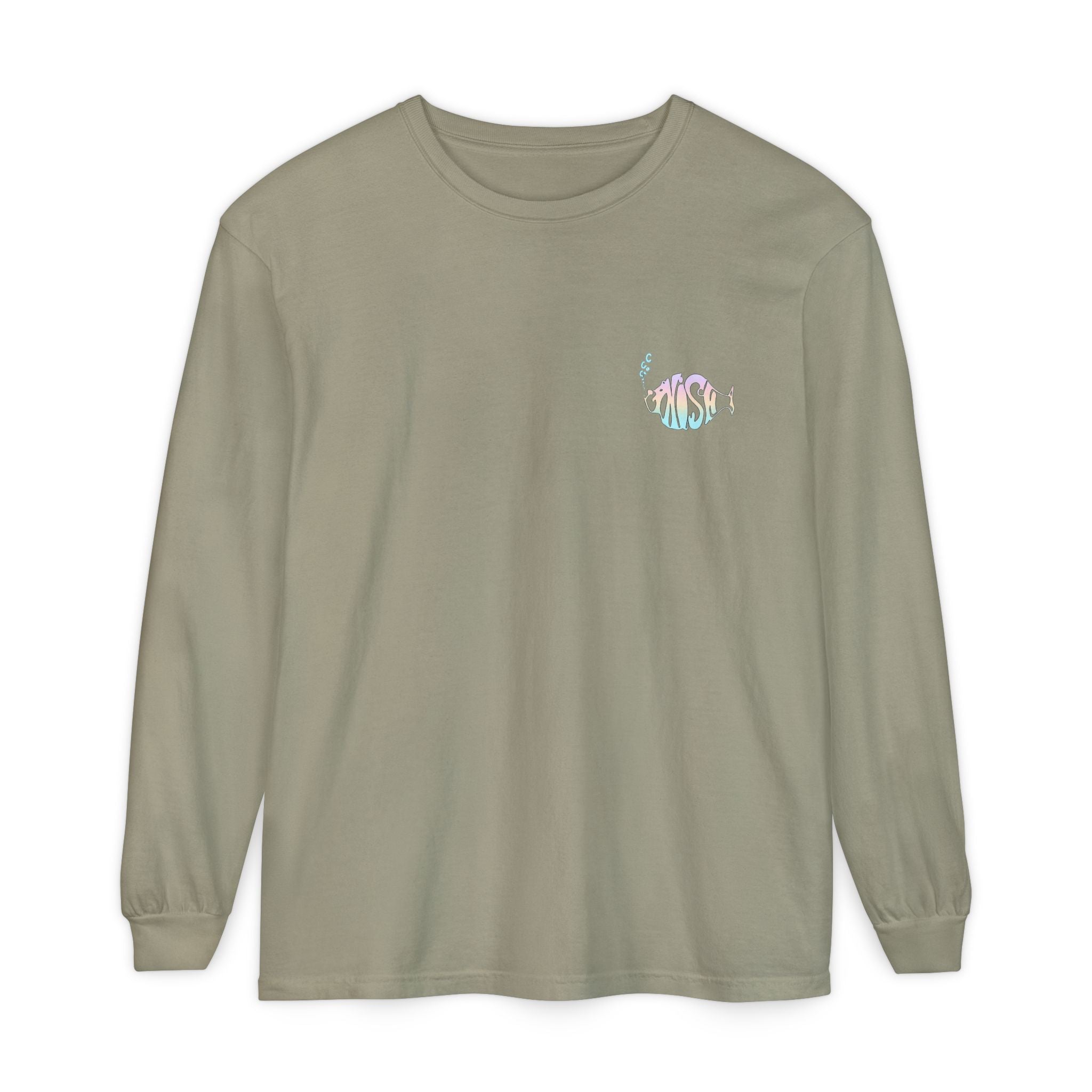 Phish Fish Shirt Pastel | Comfort Colors 6014 Long Sleeve | Jam Band Tee | Vintage Style Phish Shirt