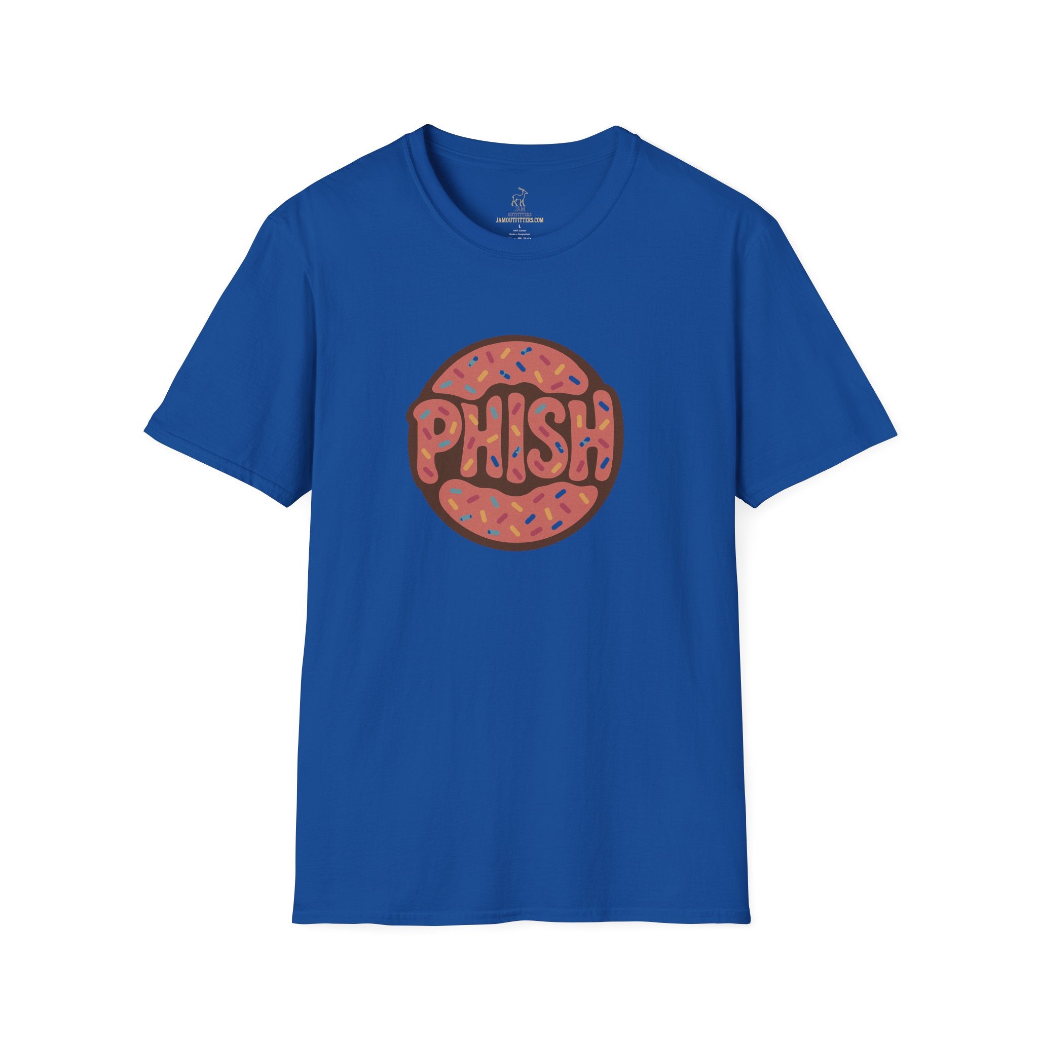 Phish Inspired Unisex T-Shirt with Donut Design, Band Logo Tee, Music Lover Gift, Concert Shirt, Festival Apparel