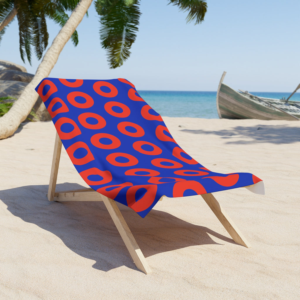 Phish Donut Beach Towel | Festival Beach & Pool Towel | Jam Band Gift