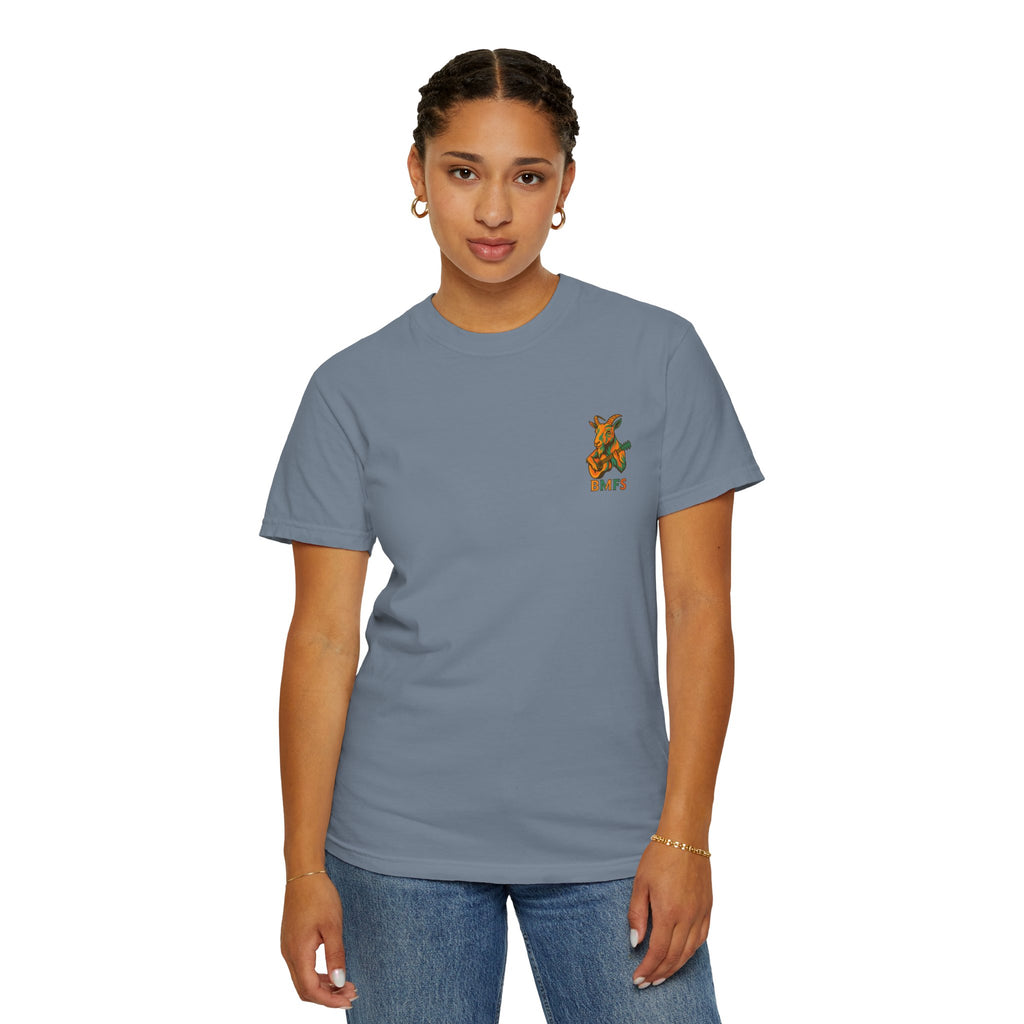 Billy Strings BMFS Goat Shirt – Comfort Colors Jamgrass Tee, Small Chest Logo