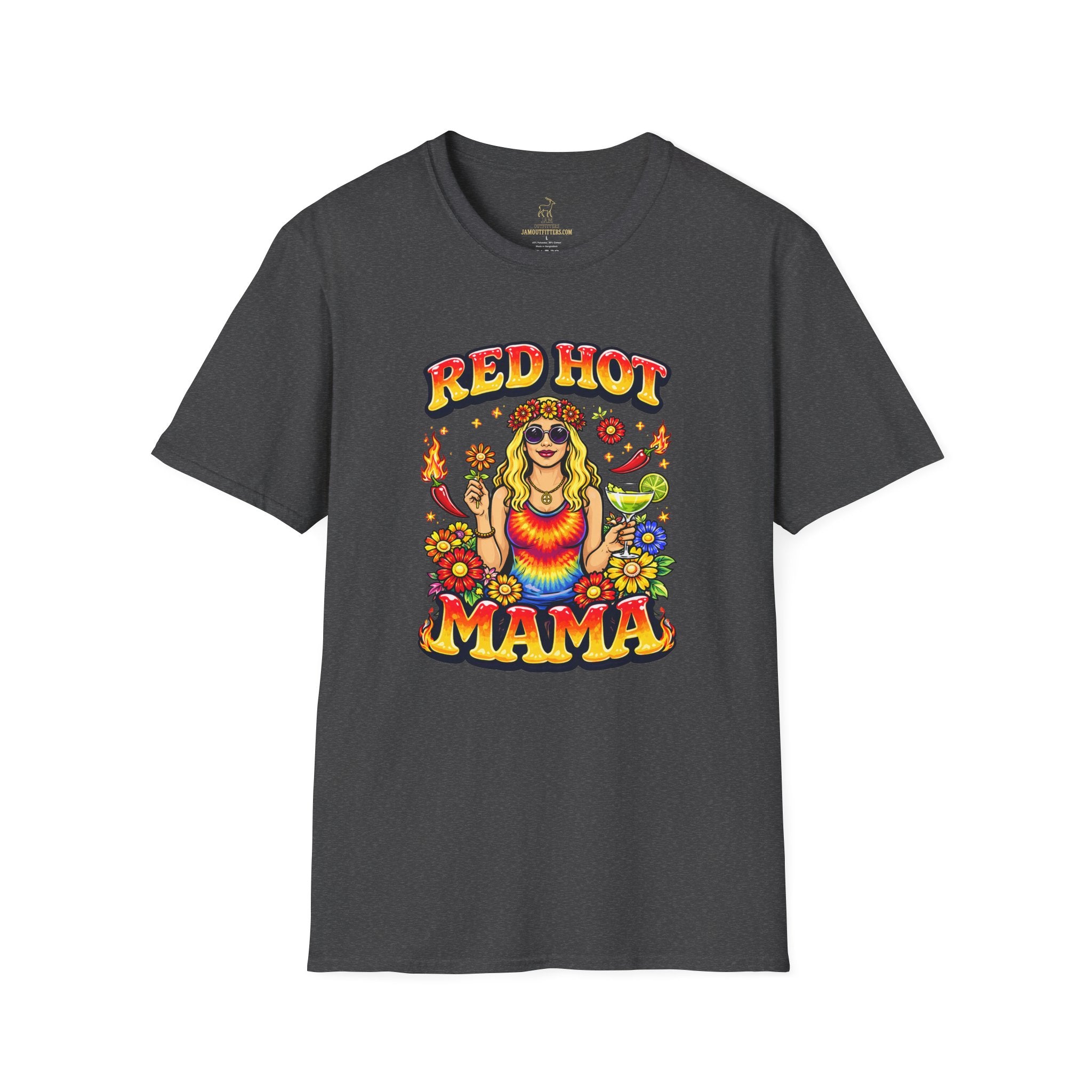 Widespread Panic Red Hot Mama vintage psychedelic graphic T-Shirt | WSP Retro Jam Band Mom Shirt
