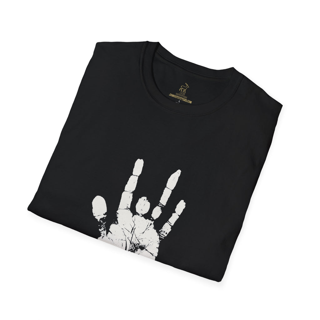 Grateful Dead Jerry Garcia Hand Print Shirt | Deadhead festival Tee | Jam Band Concert T-Shirt