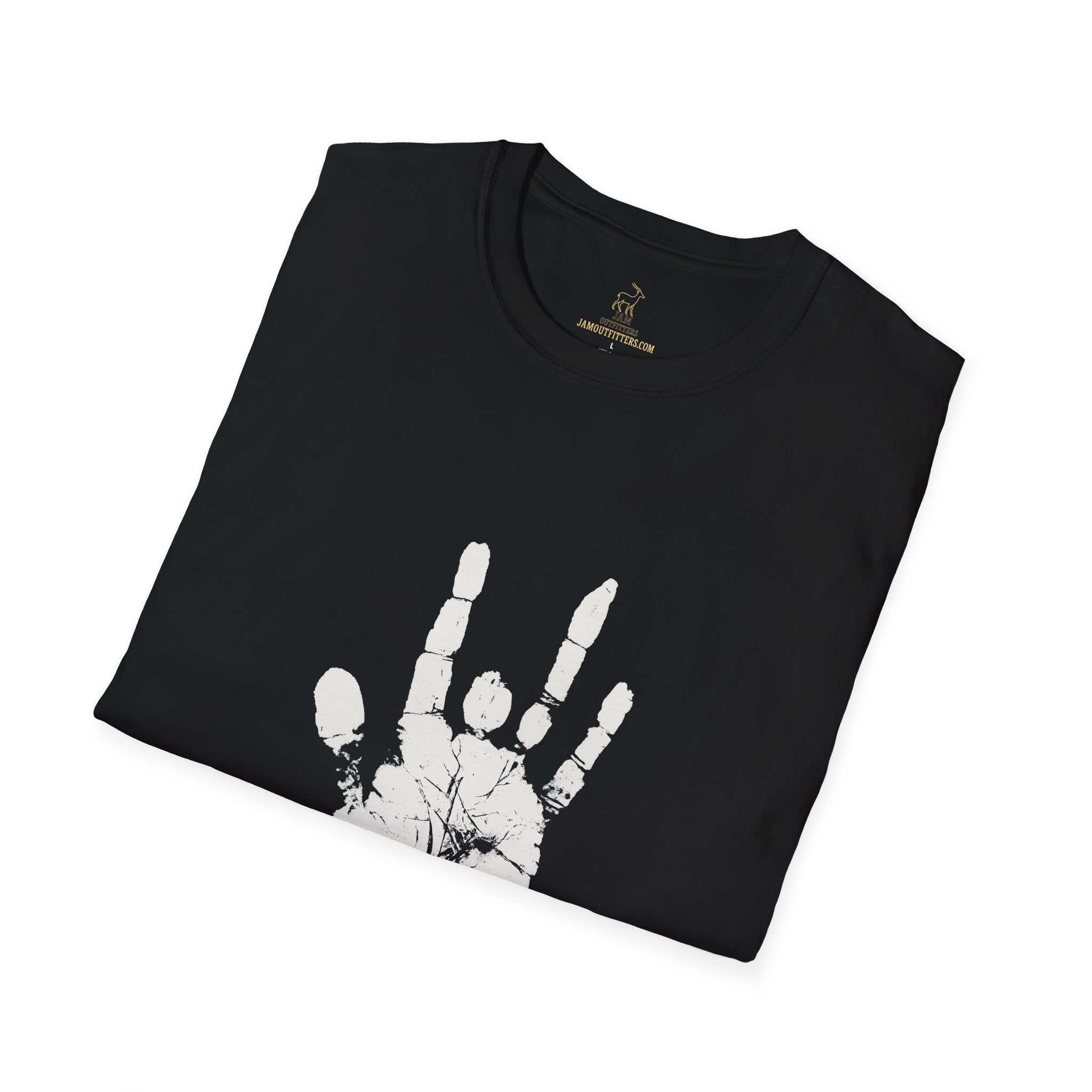 Grateful Dead Jerry Garcia Hand Print Shirt | Deadhead festival Tee | Jam Band Concert T-Shirt