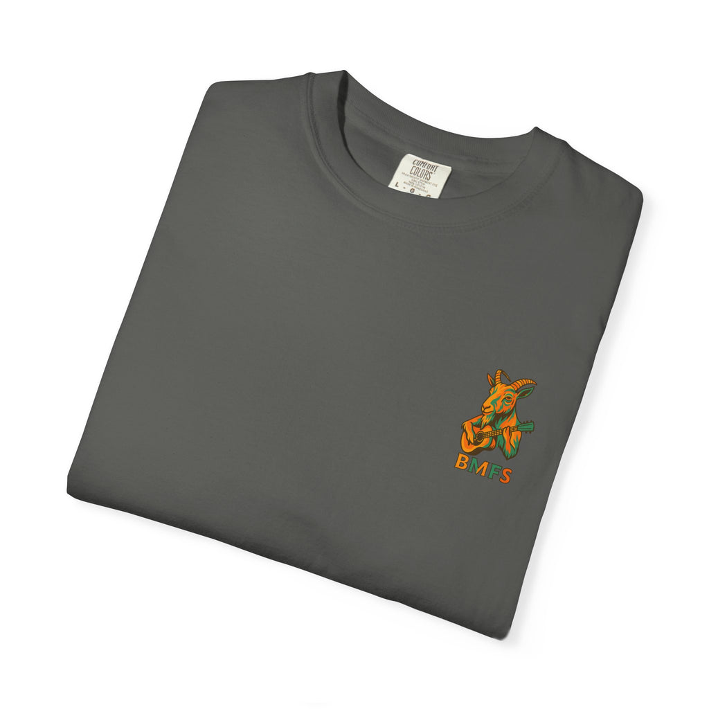 Billy Strings BMFS Goat Shirt – Comfort Colors Jamgrass Tee, Small Chest Logo