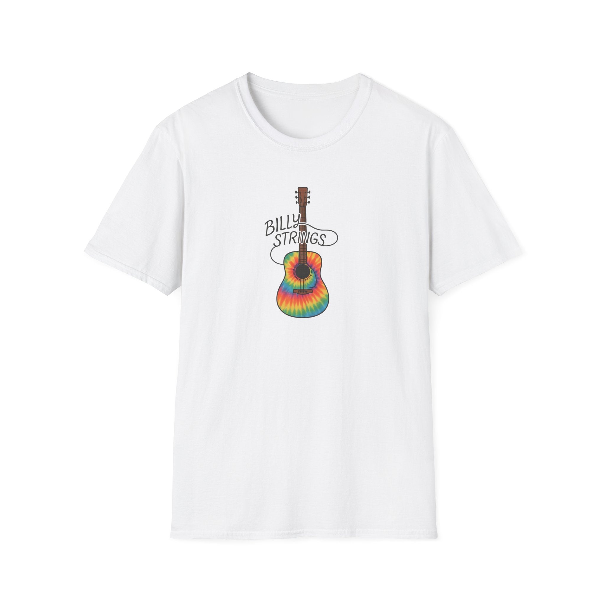 Billy Strings Guitar Shirt | Tie Dye BMFS Acoustic Tee | Bluegrass Jam Band Fan Concert T-Shirt