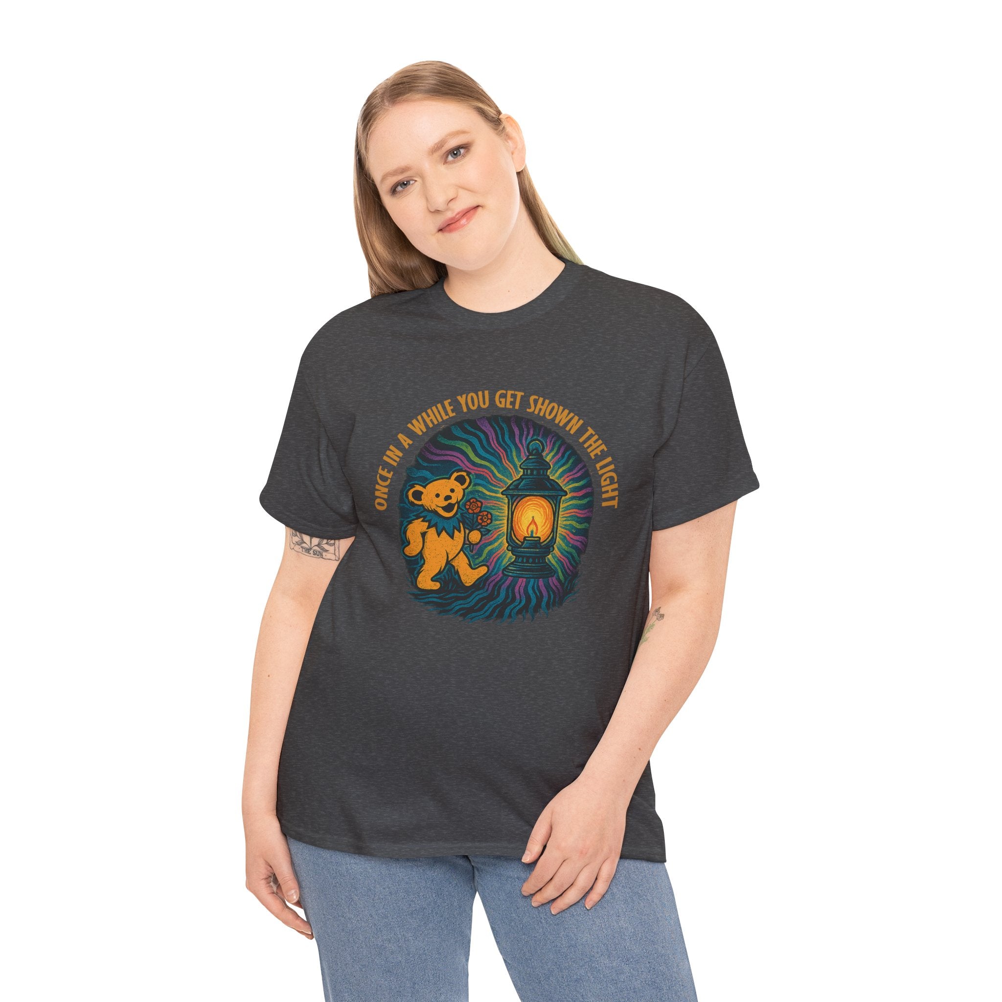 Grateful Dead Scarlet Begonias Tee | Dancing Bear Lyric Shirt | Vintage Jam Band Graphic T-Shirt