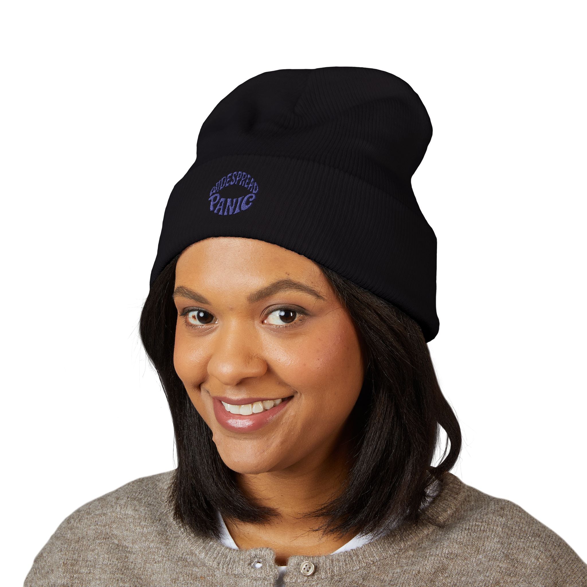 Widespread Panic Beanie | Embroidered Jam Band Hat | Vintage WSP Winter Knit Cap