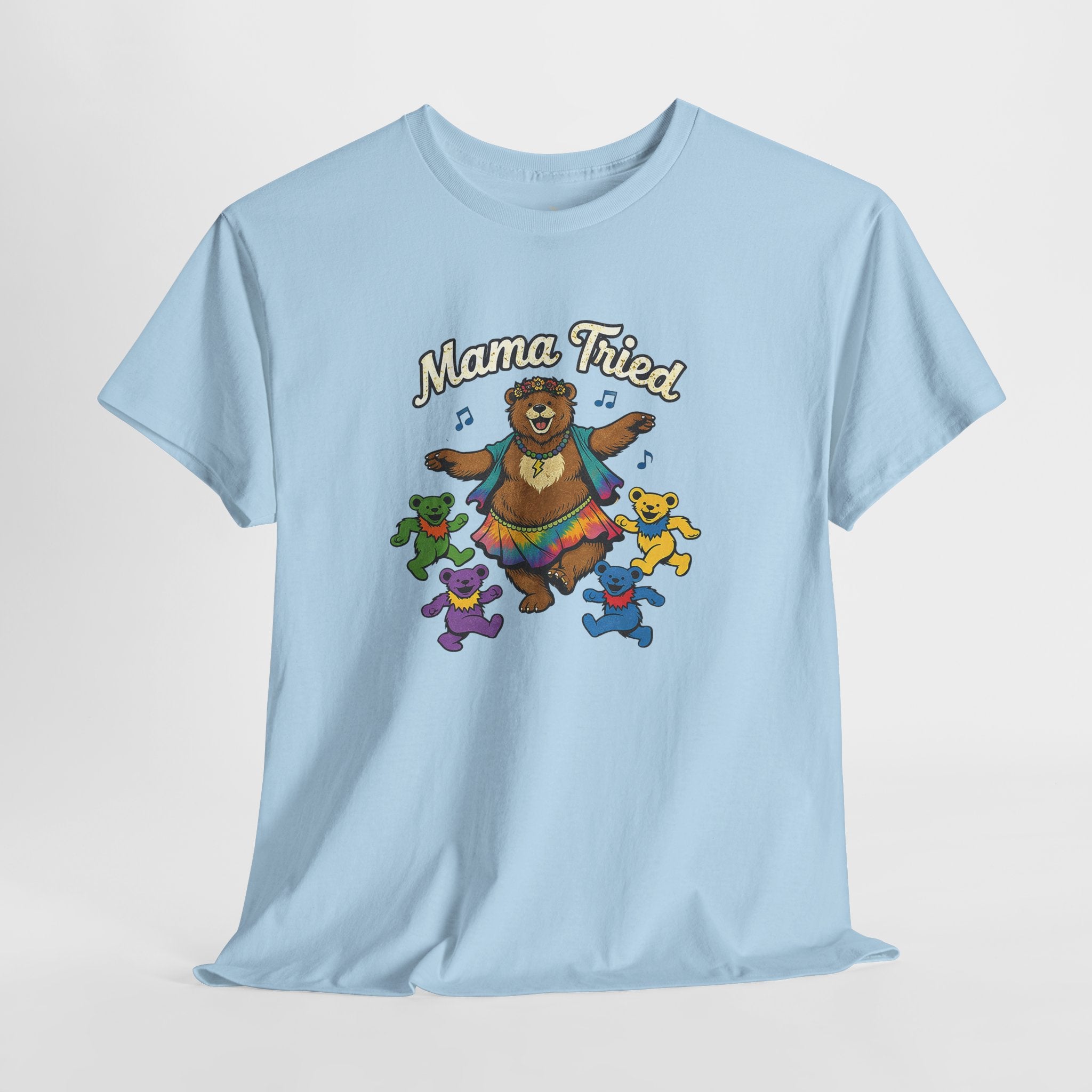 Mama Tried Shirt | Dancing Bears Tee | Grateful Dead Mothers Day Gift | Vintage Jam Band Tee