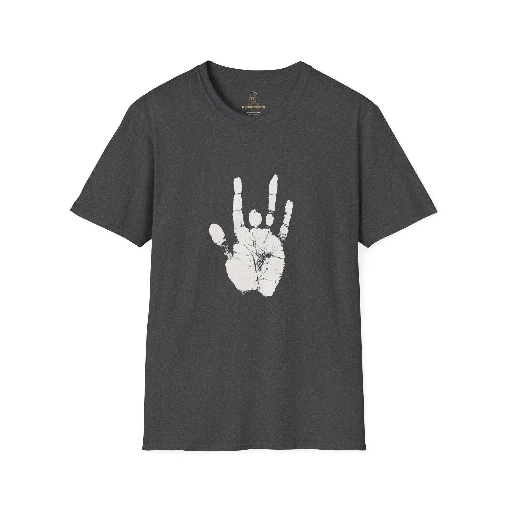 Grateful Dead Jerry Garcia Hand Print Shirt | Deadhead festival Tee | Jam Band Concert T-Shirt