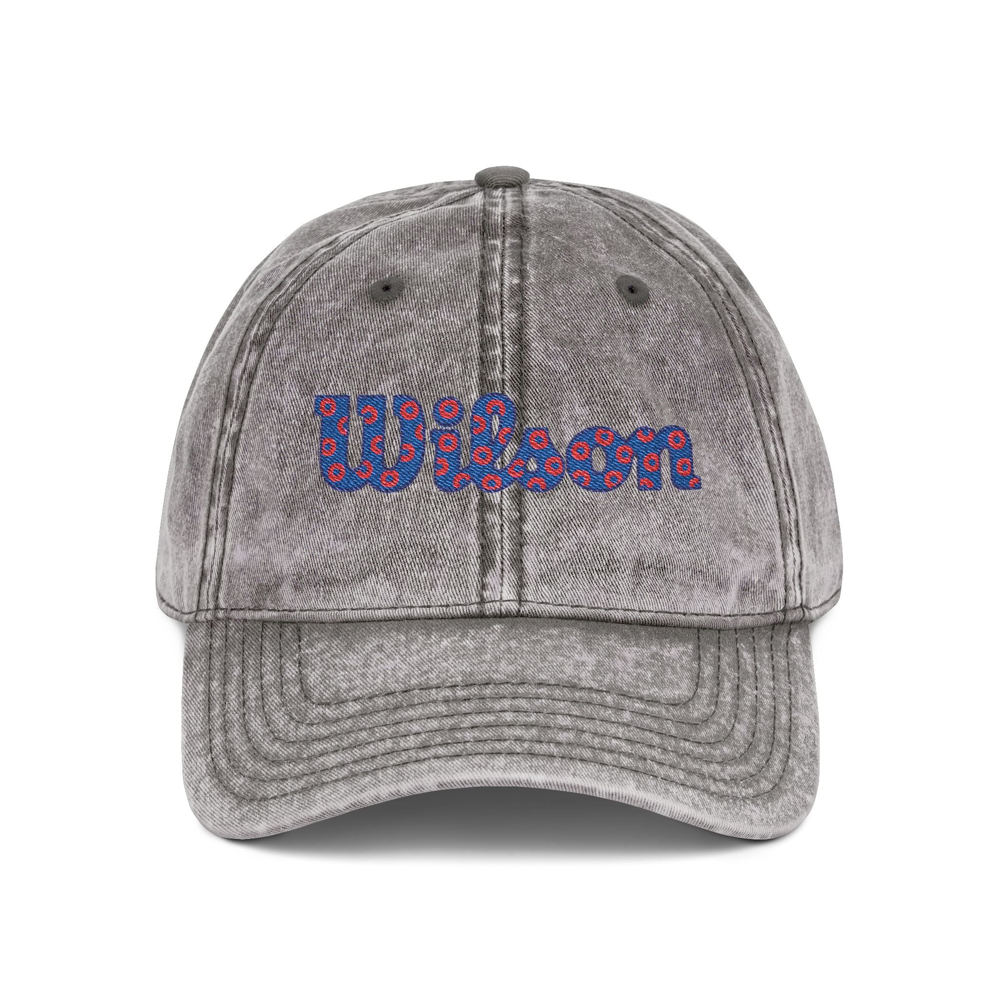 Phish Wilson Hat | Vintage Washed Phish Donut Cap | Jam Band Embroidered Hat