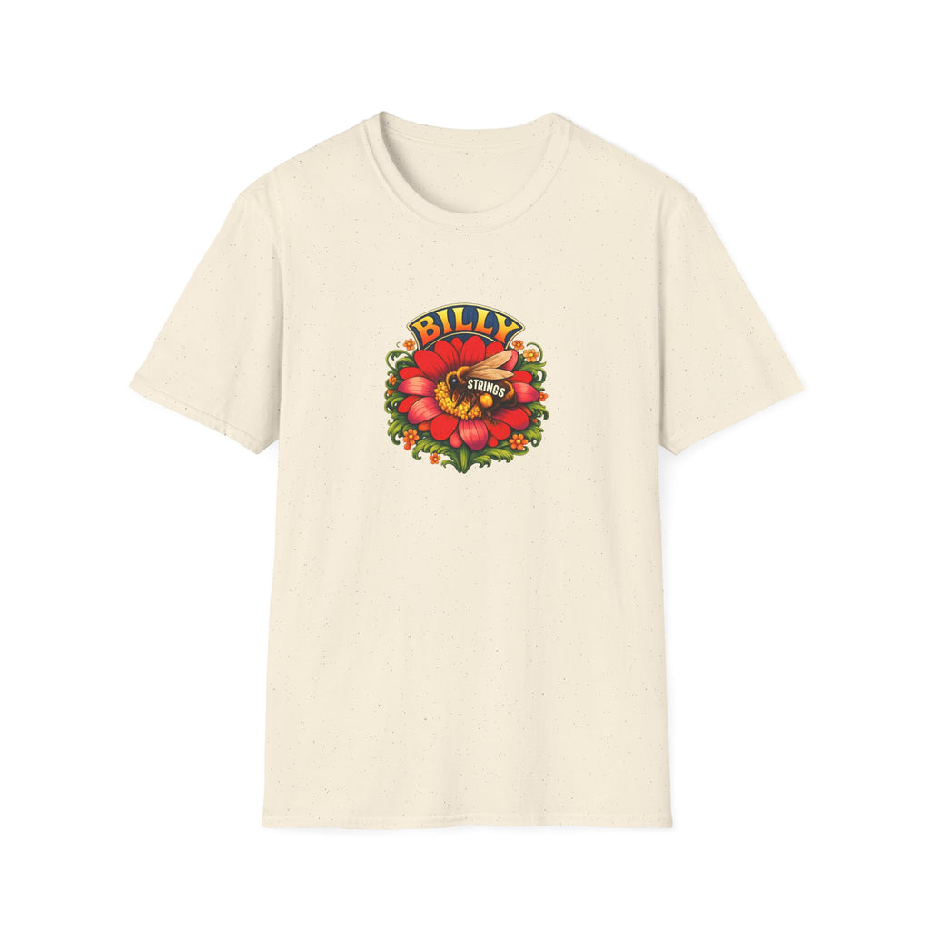 Billy Strings Red Daisy Shirt | Bluegrass Jam Band T-Shirt | Psychedelic Festival Tee