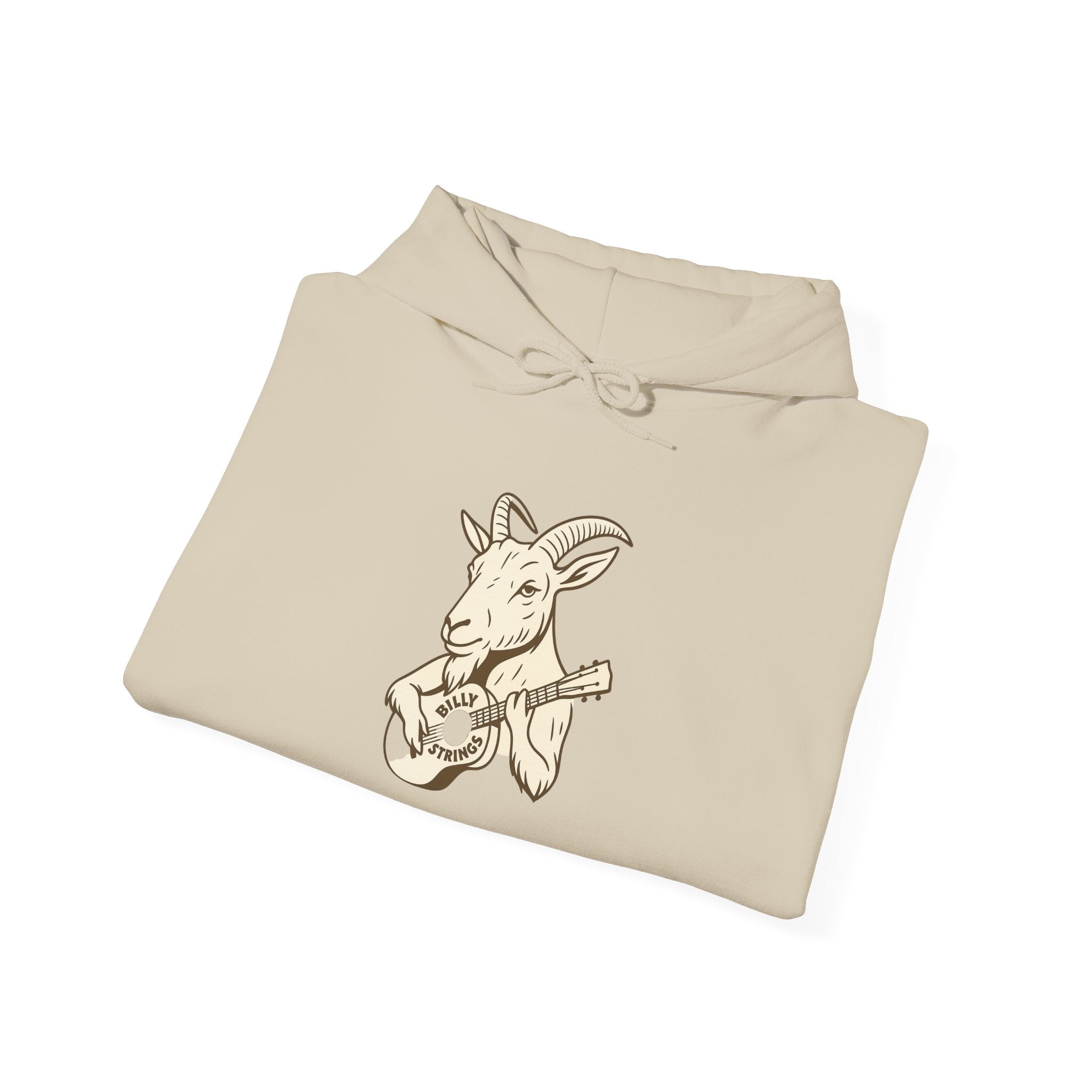 Billy Strings Goat Hoodie | Jamgrass Bluegrass Sweatshirt | Guitar GOAT Music Hoodie