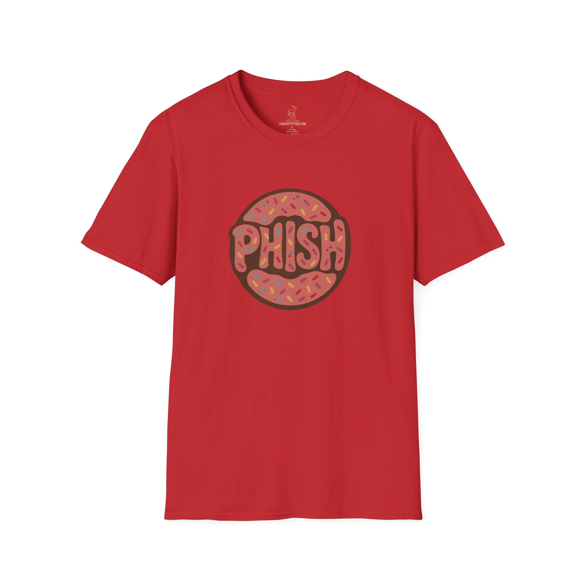 Phish Inspired Unisex T-Shirt with Donut Design, Band Logo Tee, Music Lover Gift, Concert Shirt, Festival Apparel