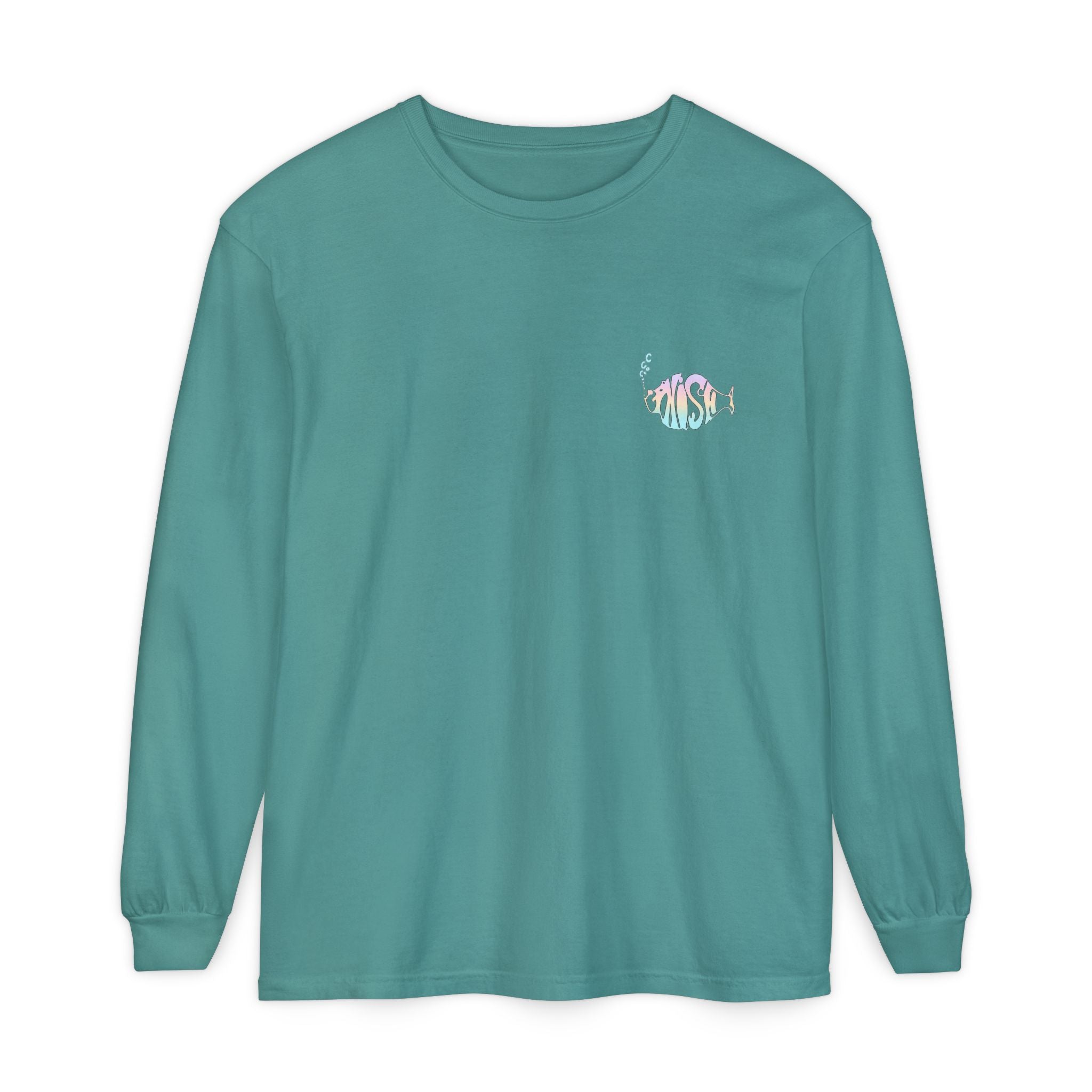 Phish Fish Shirt Pastel | Comfort Colors 6014 Long Sleeve | Jam Band Tee | Vintage Style Phish Shirt