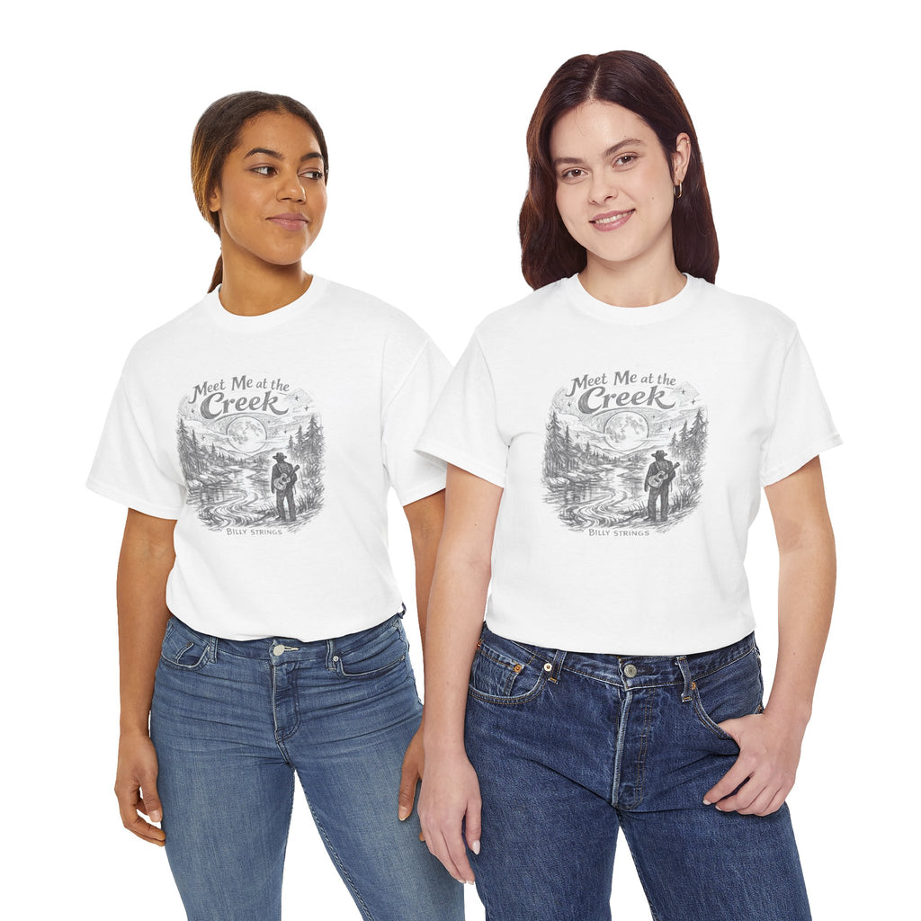Billy Strings Meet Me at the Creek Shirt – Moonlight Creek Jam Band Tee, Bluegrass Festival Shirt