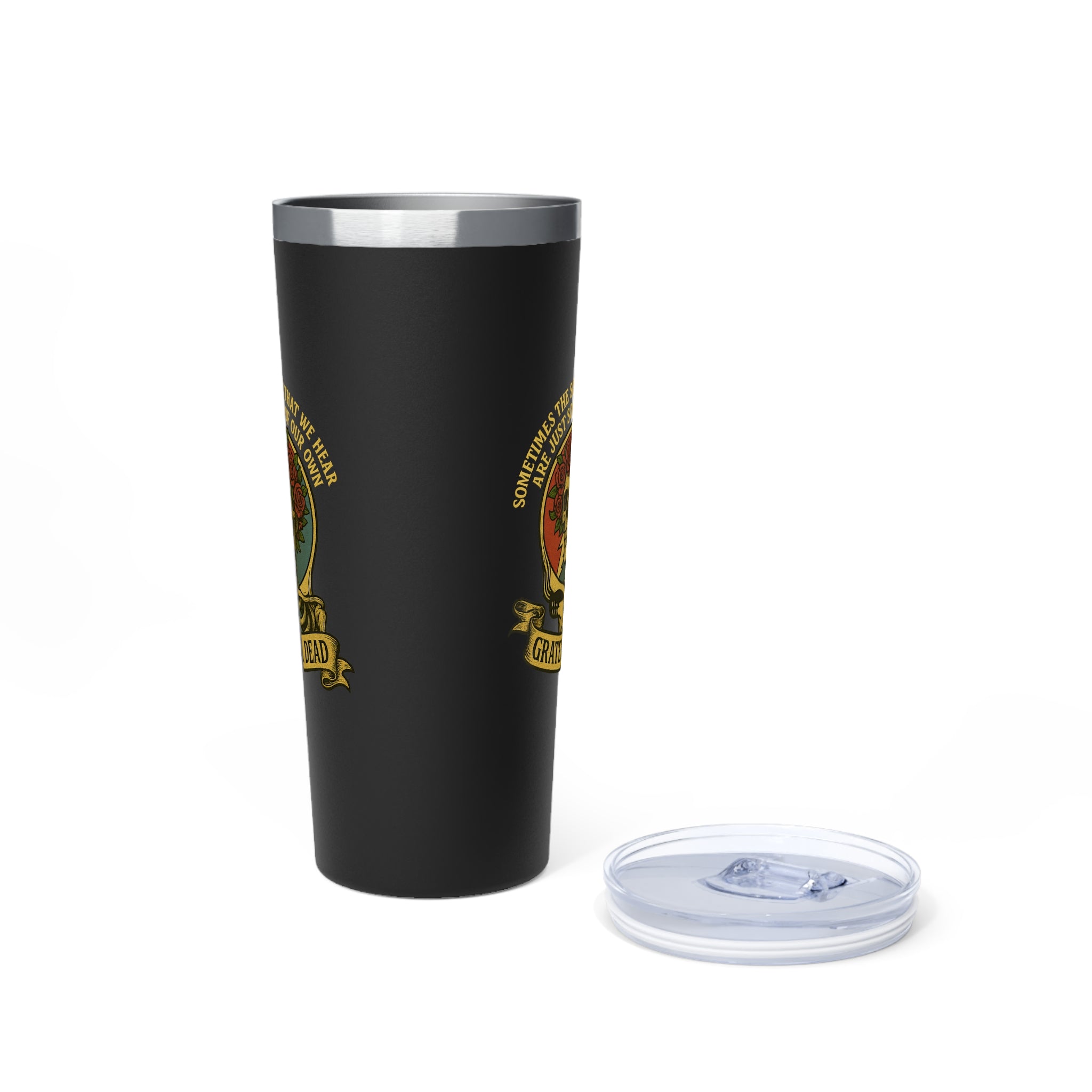 Grateful Dead Eyes of the World Tumbler | Skull and Roses 22oz Insulated Cup