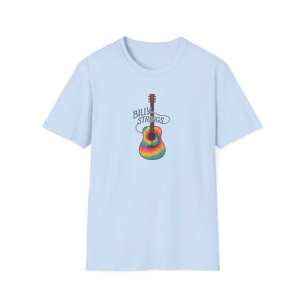 Billy Strings Guitar Shirt | Tie Dye BMFS Acoustic Tee | Bluegrass Jam Band Fan Concert T-Shirt
