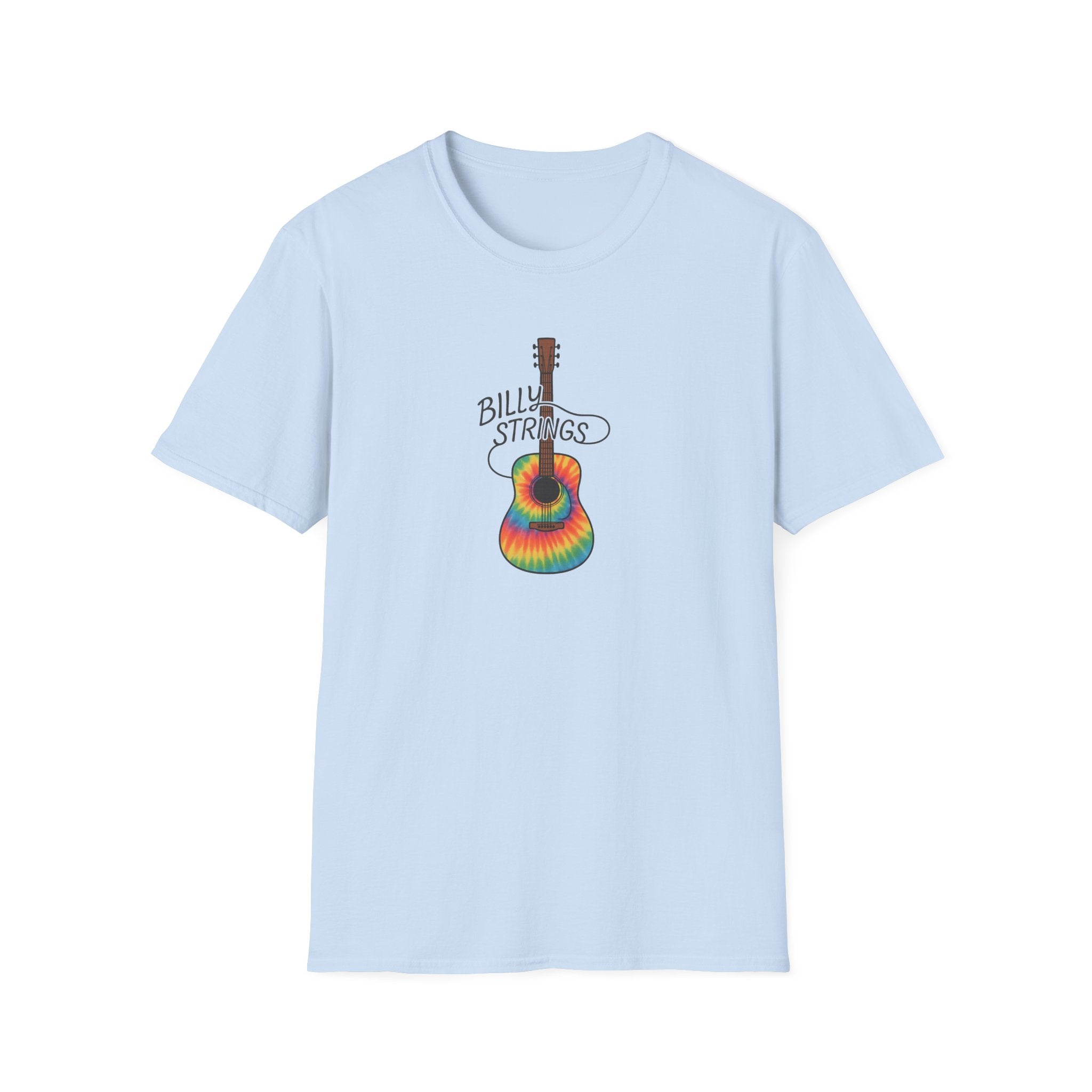 Billy Strings Guitar Shirt | Tie Dye BMFS Acoustic Tee | Bluegrass Jam Band Fan Concert T-Shirt