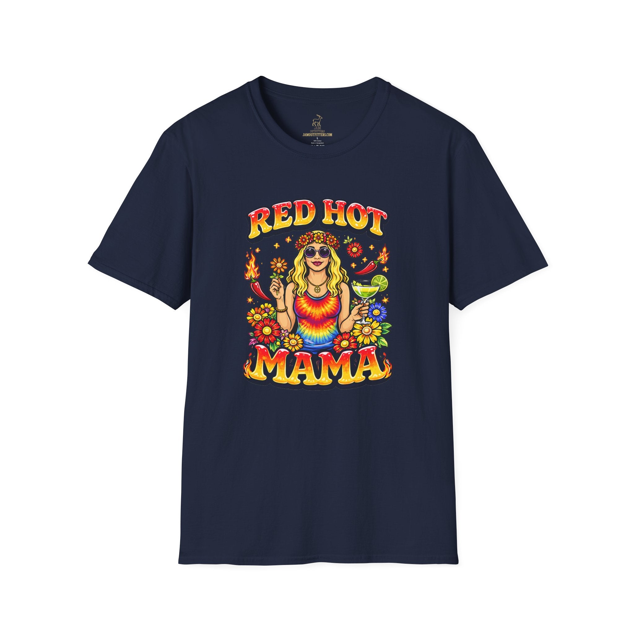 Widespread Panic Red Hot Mama vintage psychedelic graphic T-Shirt | WSP Retro Jam Band Mom Shirt