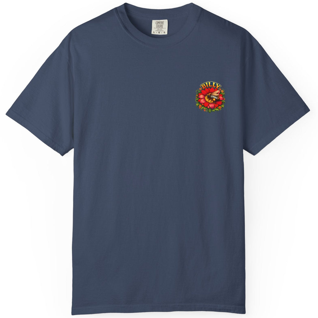 Billy Strings Red Daisy Shirt | Comfort Colors Bluegrass Jam Band Tee | Psychedelic Festival T-Shirt