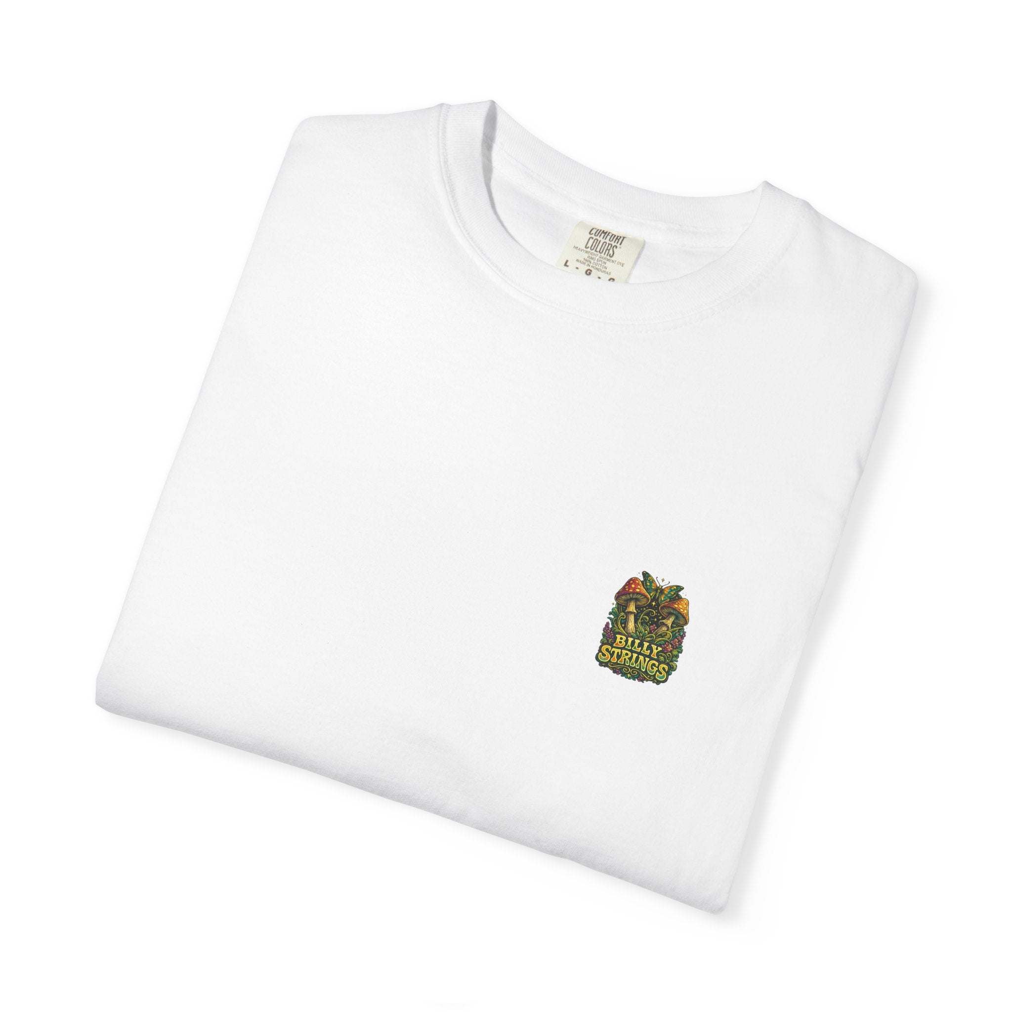 Billy Strings Shirt | Psychedelic Left Chest Tee | Trippy Bluegrass Gift