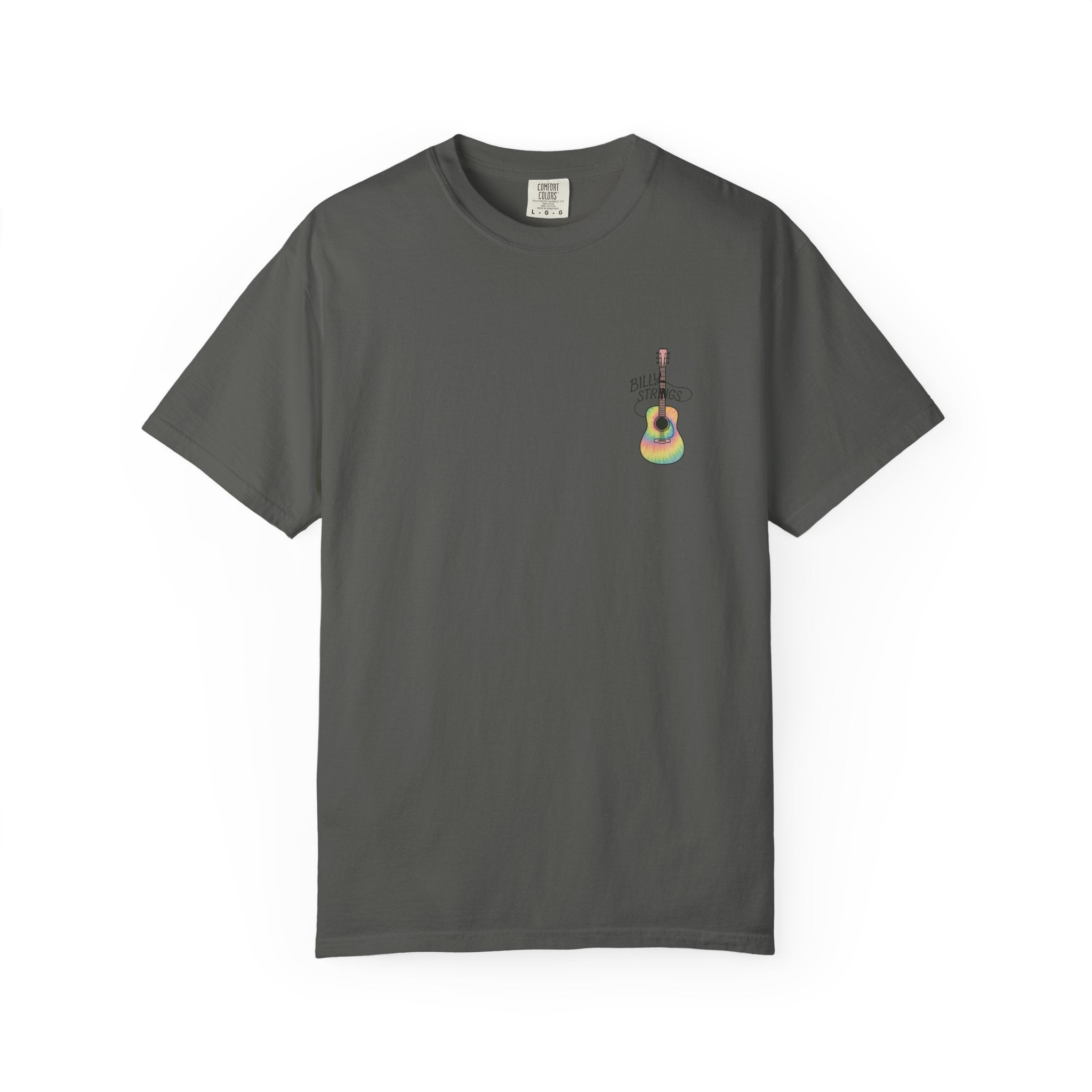Billy Strings Guitar Shirt | Premium Comfort Colors Left Chest Tee | Pastel Jamgrass Bluegrass Music Shirt