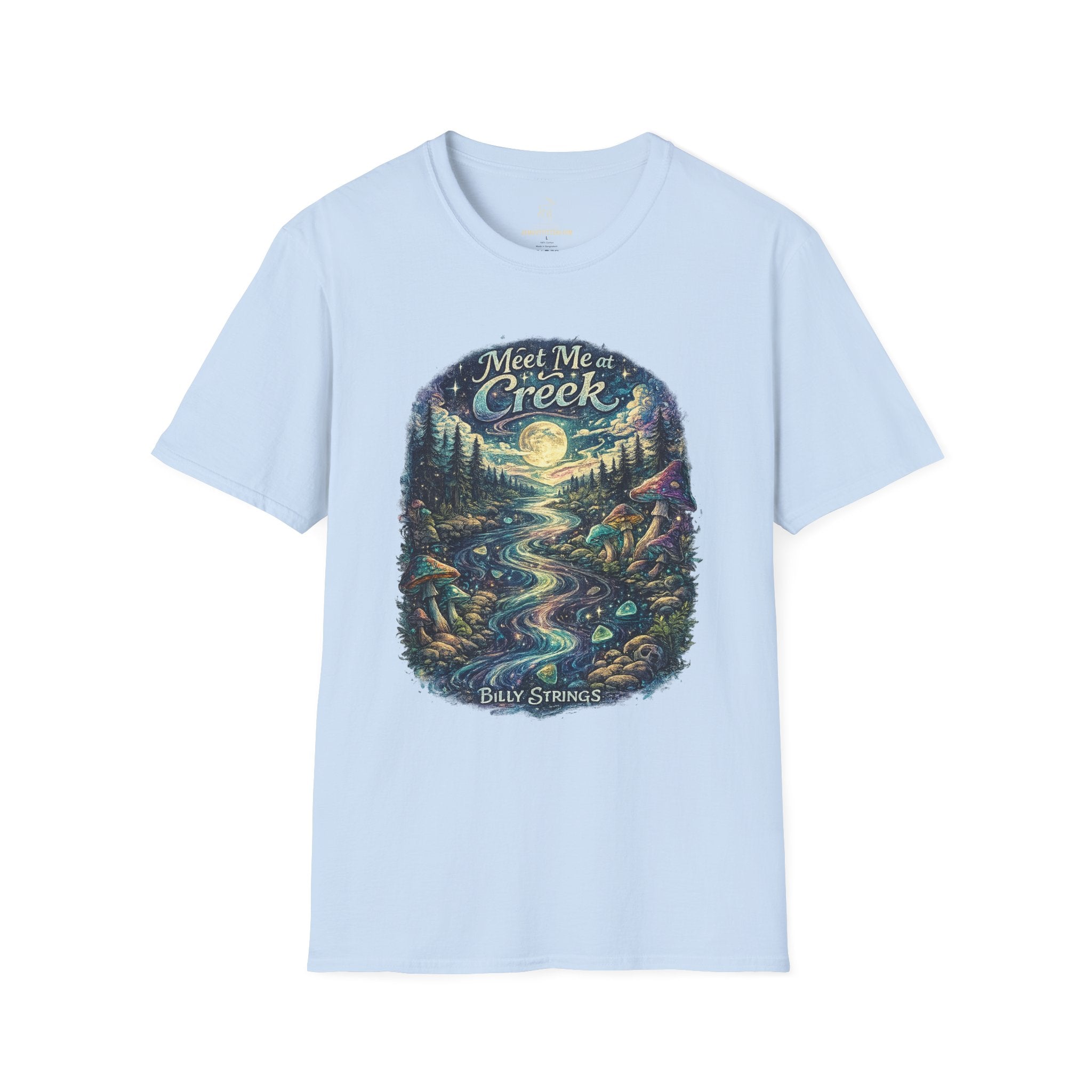 Billy Strings Meet Me at the Creek Shirt – Psychedelic Jam Band Festival Tee