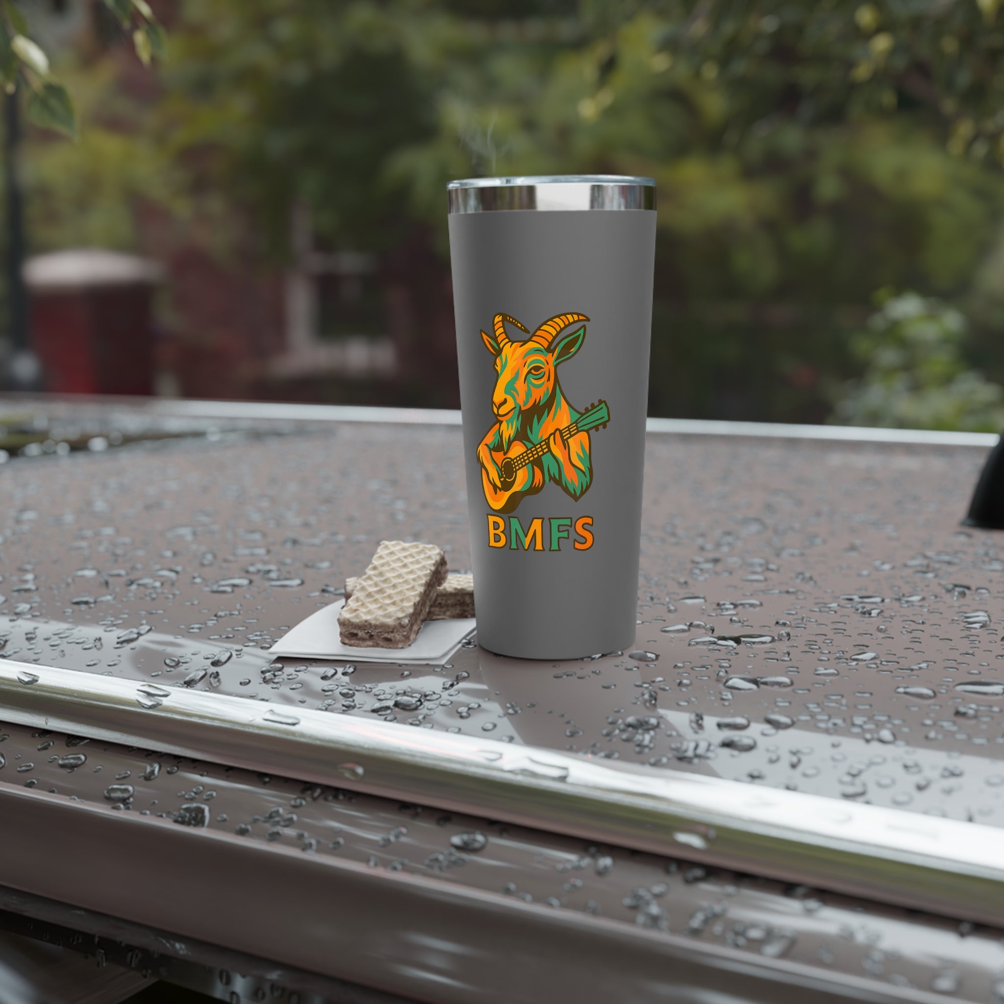 Billy Strings 22oz Tumbler | BMFS Goat Insulated Music Cup | Jamgrass Bluegrass Travel Drinkware