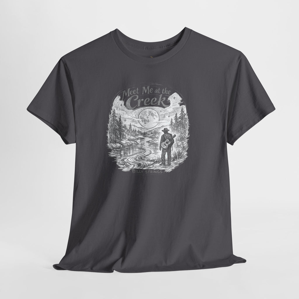 Billy Strings Meet Me at the Creek Shirt – Moonlight Creek Jam Band Tee, Bluegrass Festival Shirt