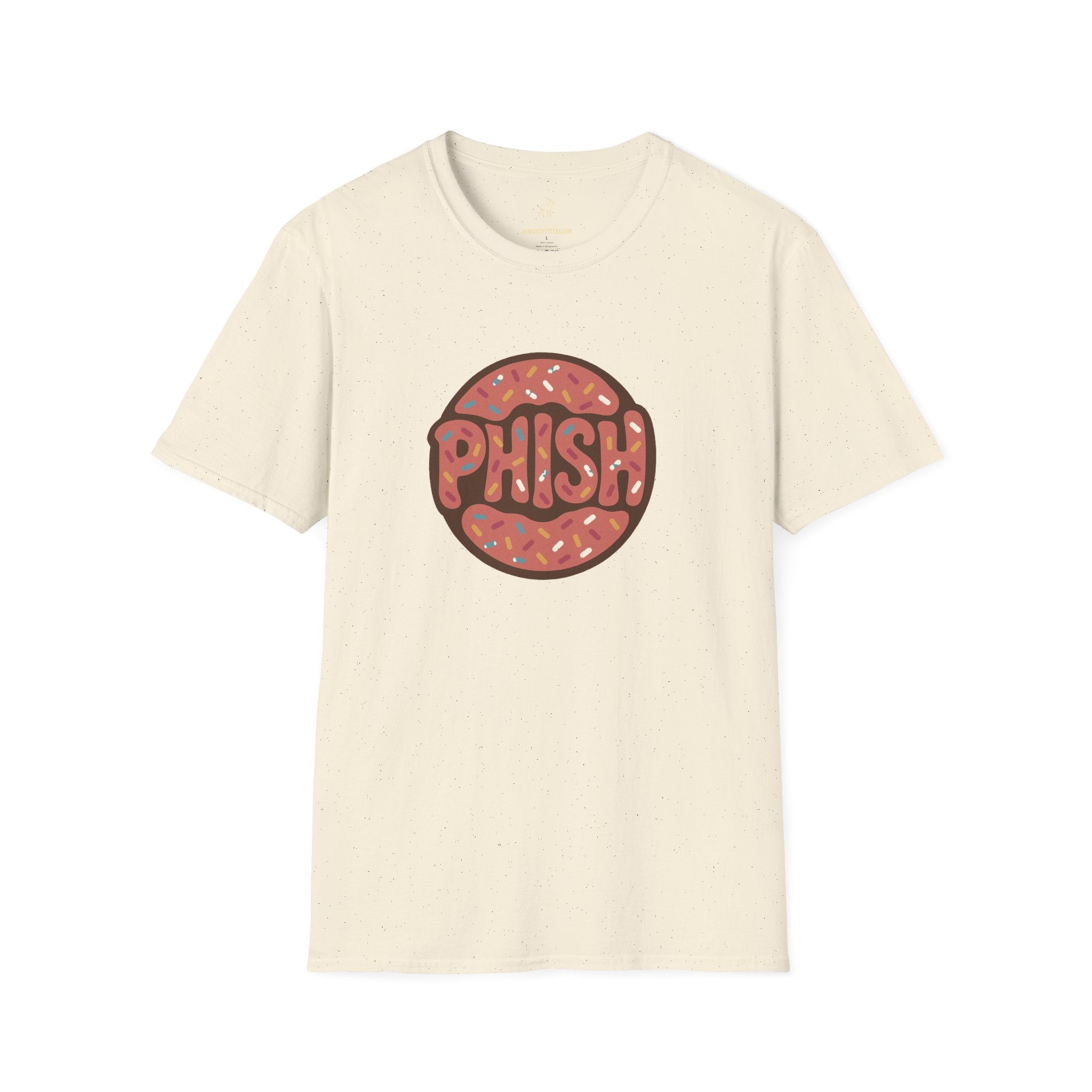 Phish Inspired Unisex T-Shirt with Donut Design, Band Logo Tee, Music Lover Gift, Concert Shirt, Festival Apparel