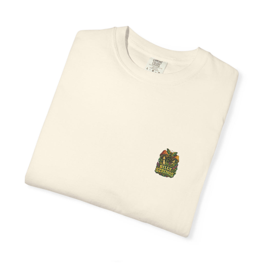 Billy Strings Shirt | Psychedelic Left Chest Tee | Trippy Bluegrass Gift