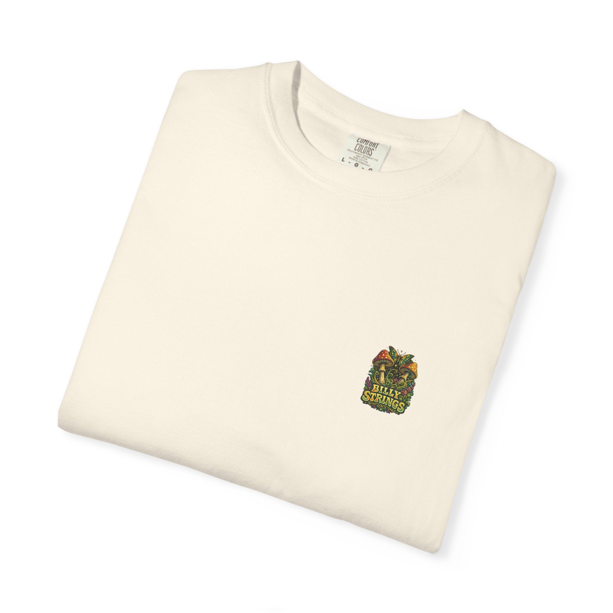 Billy Strings Shirt | Psychedelic Left Chest Tee | Trippy Bluegrass Gift