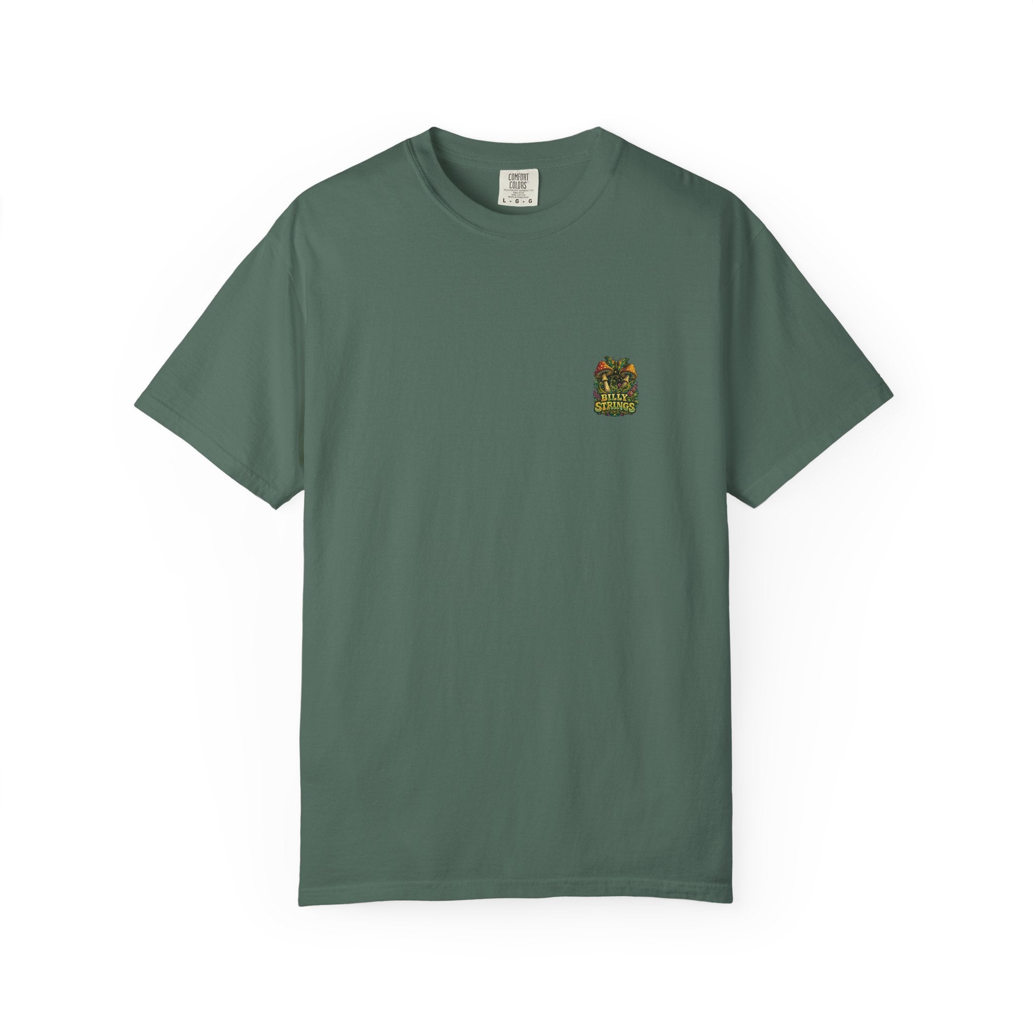 Billy Strings Shirt | Psychedelic Left Chest Tee | Trippy Bluegrass Gift