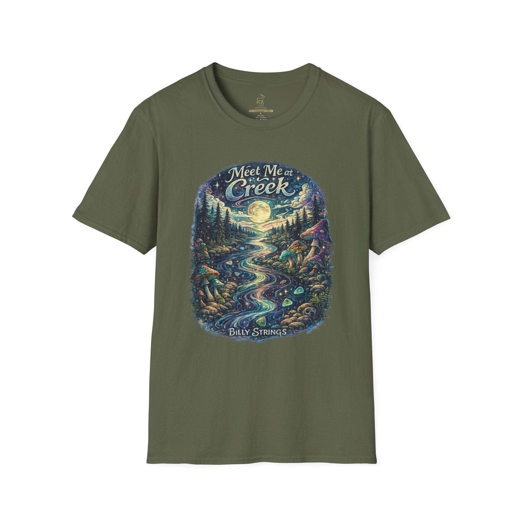 Billy Strings Meet Me at the Creek Shirt – Psychedelic Jam Band Festival Tee