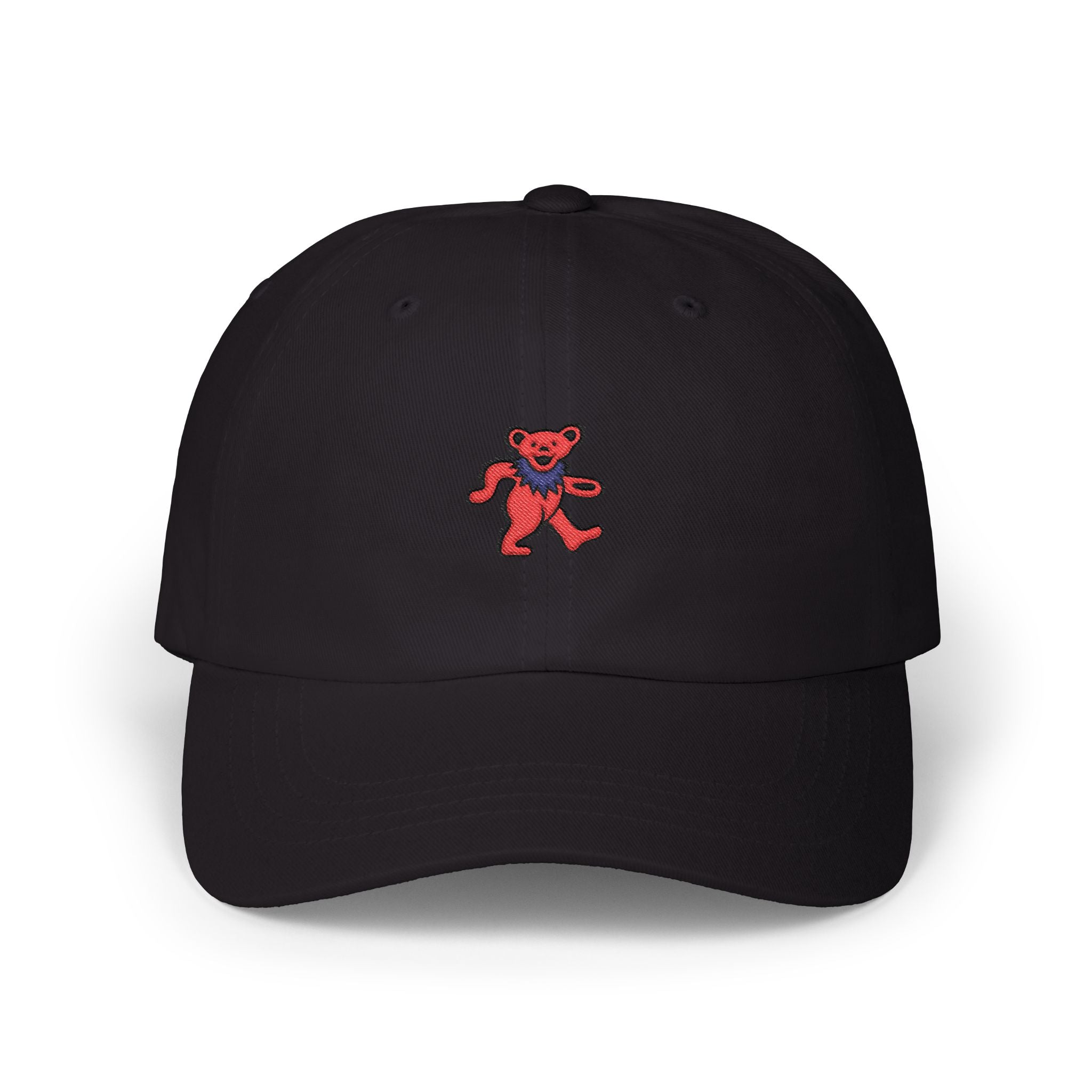 Dancing Bear Embroidered Dad Hat | Grateful Dead Vintage Cap | Retro Deadhead Gift