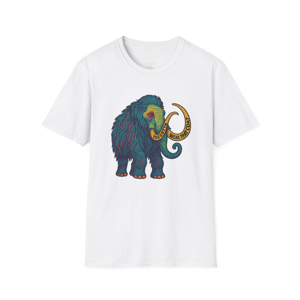 Widespread Panic Big Wooly Mammoth Shirt | WSP You Gotta Wear That Coat Lyric Tee | Psychedelic Jam Band Graphic T-Shirt