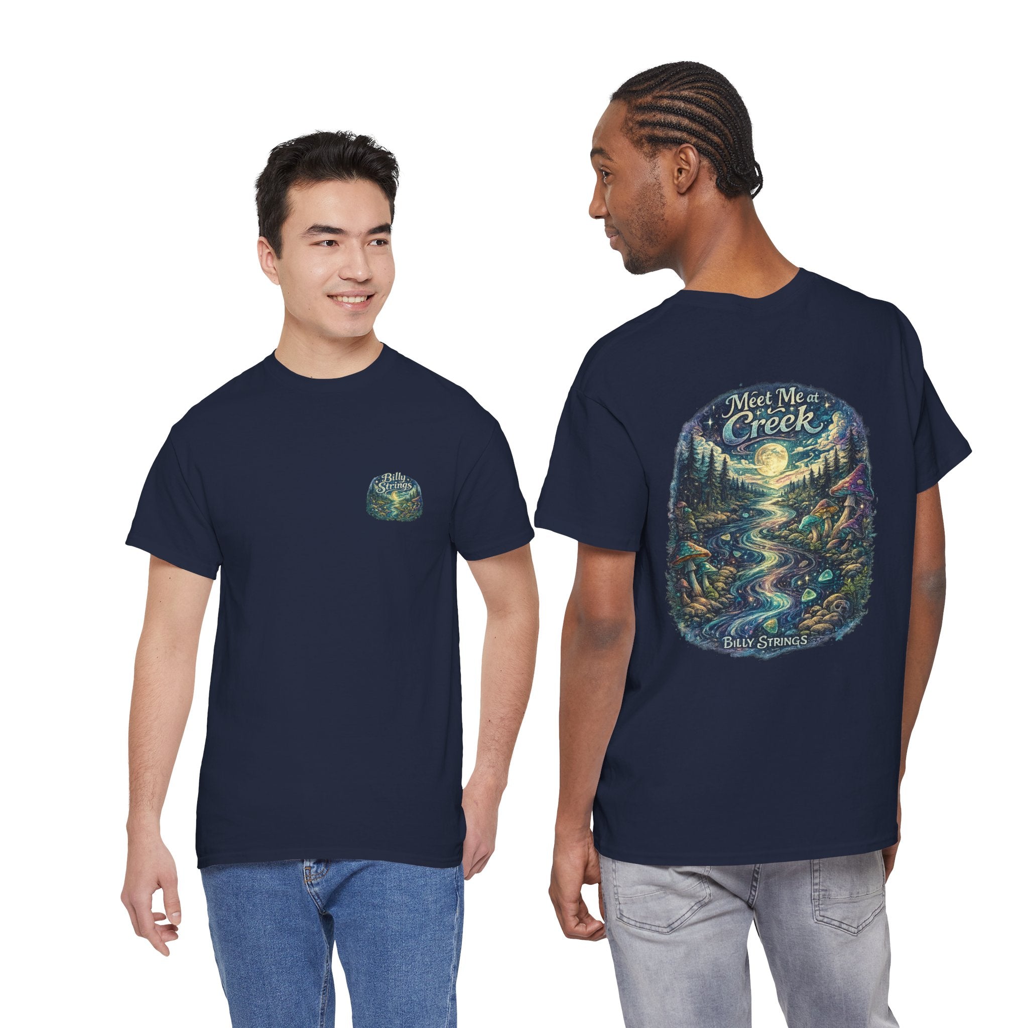 Billy Strings Meet Me at the Creek Shirt – Front & Back Print Jamgrass Tee