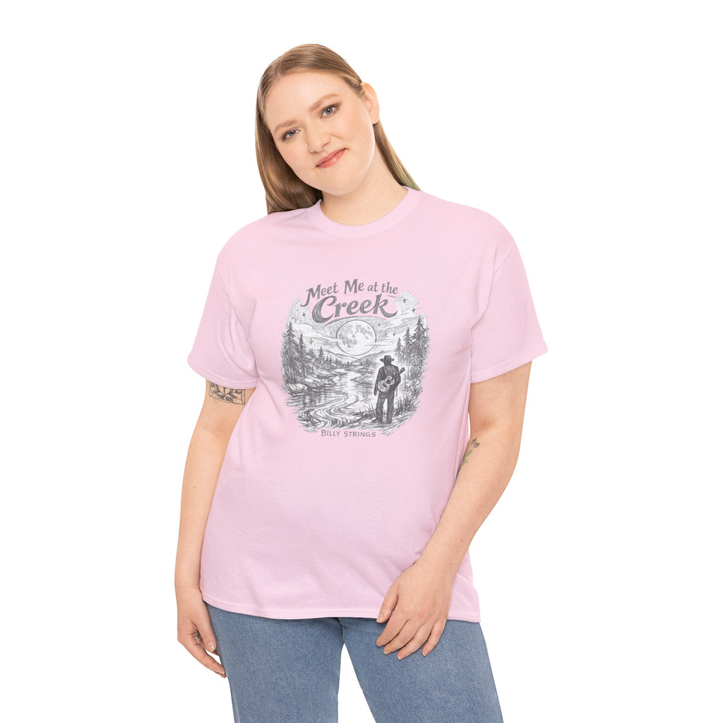 Billy Strings Meet Me at the Creek Shirt – Moonlight Creek Jam Band Tee, Bluegrass Festival Shirt