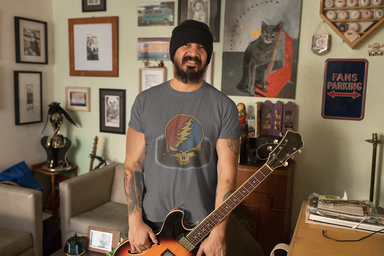 Grateful Dead Premium Shirt | Vintage Steal Your Face Tee | Deadhead Graphic Tee | Comfort Colors Heavyweight Cotton