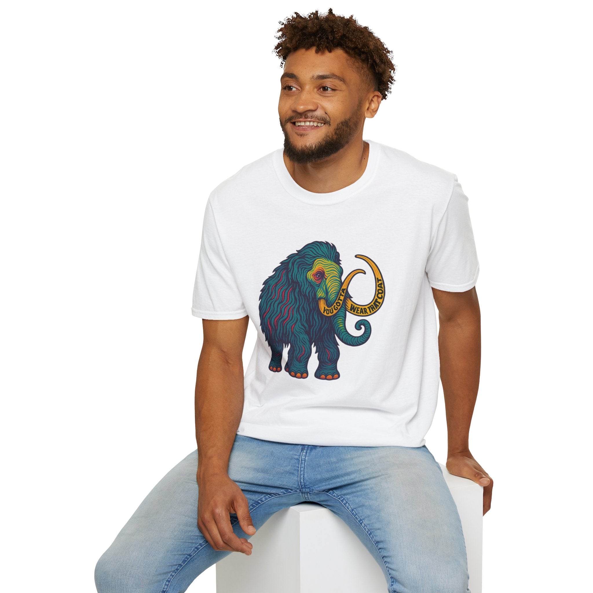 Widespread Panic Big Wooly Mammoth Shirt | WSP You Gotta Wear That Coat Lyric Tee | Psychedelic Jam Band Graphic T-Shirt