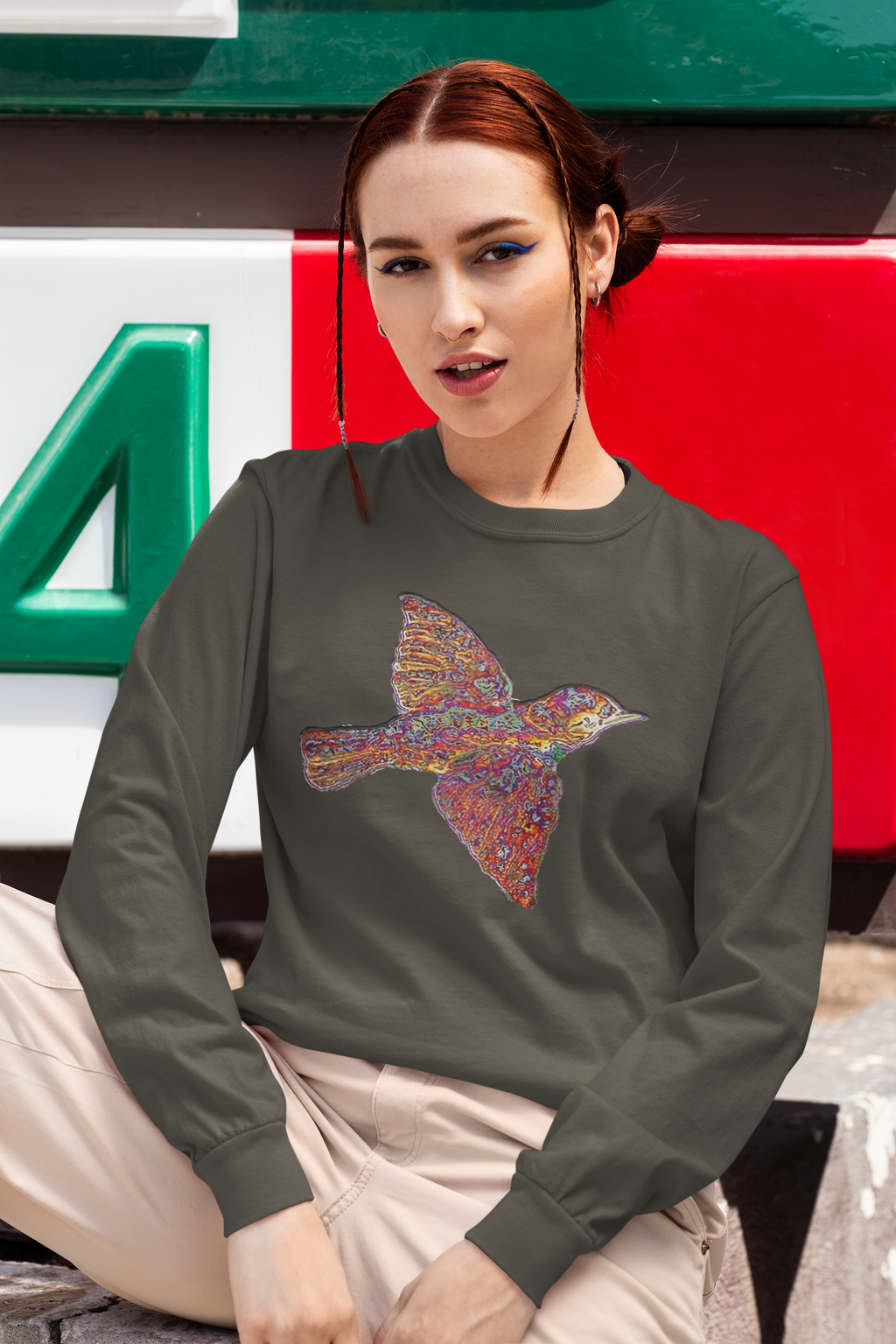 WSP Premium Long Sleeve Shirt | Widespread Panic Love Bird Tee | Comfort Colors Heavy Weight Cotton