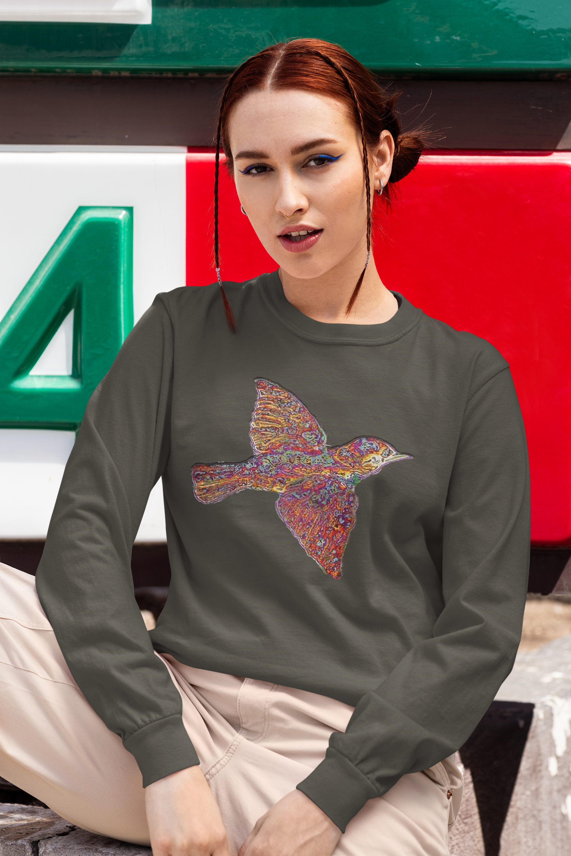 WSP Premium Long Sleeve Shirt | Widespread Panic Love Bird Tee | Comfort Colors Heavy Weight Cotton