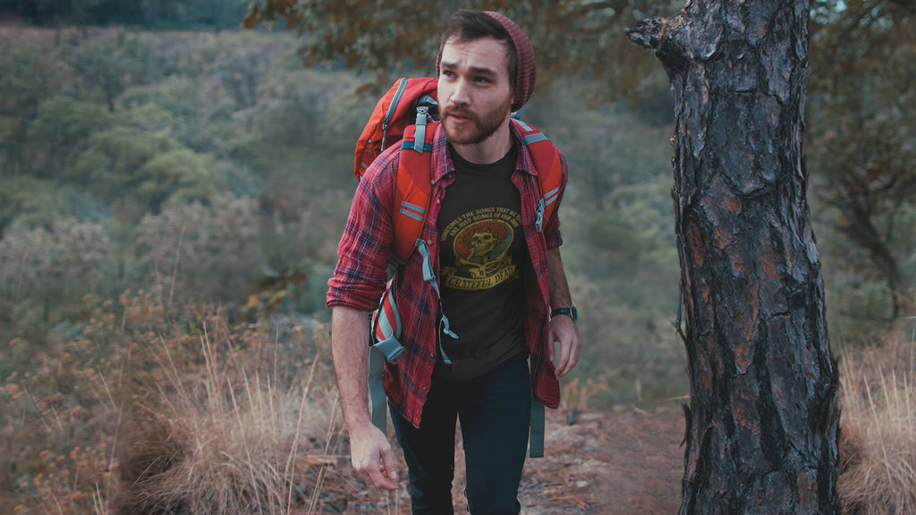 Grateful Dead "Eyes Of The World" Tee | Skull & Roses Vintage Shirt With Lyrics