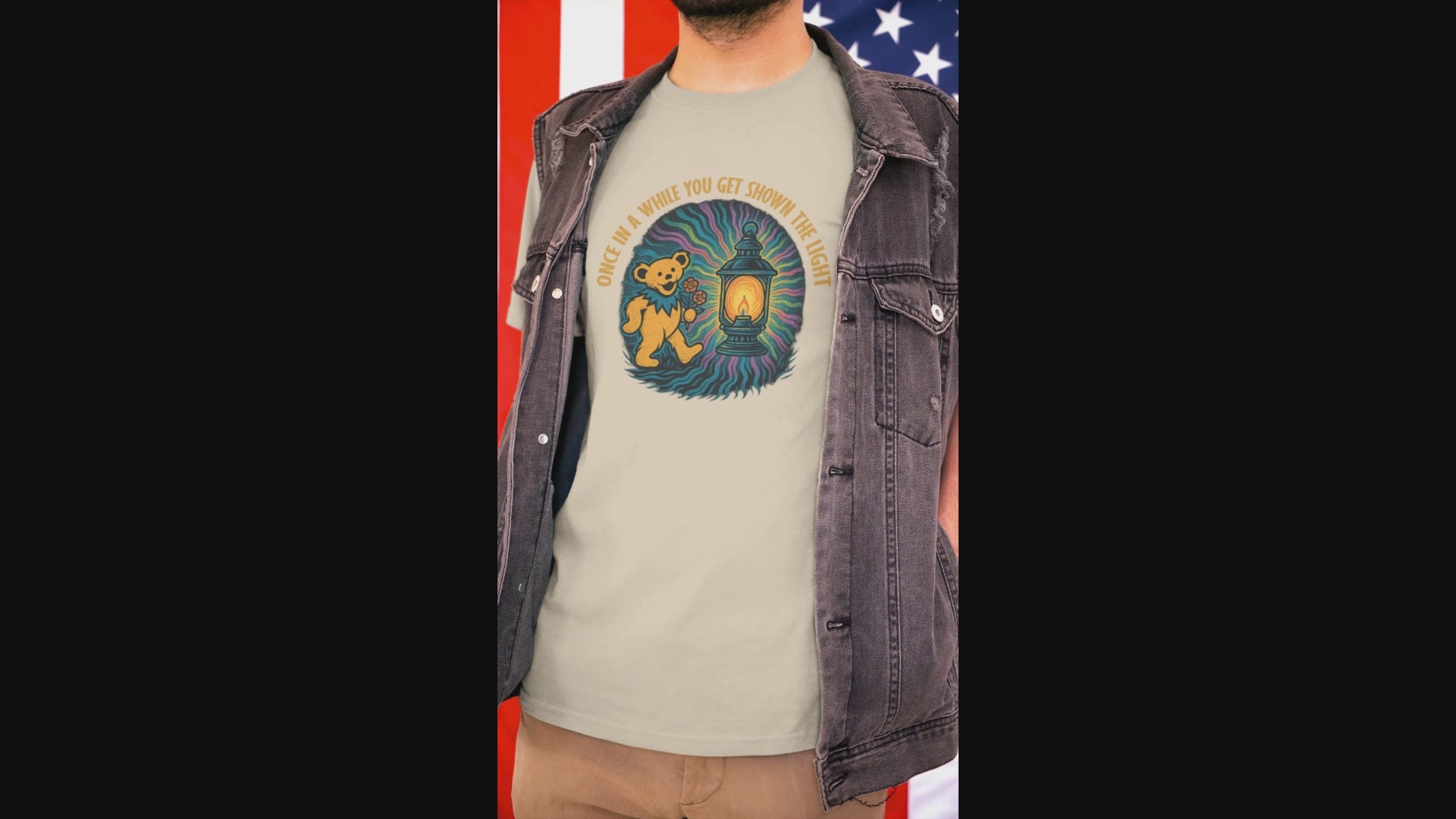 Grateful Dead Scarlet Begonias Tee | Dancing Bear Lyric Shirt | Vintage Jam Band Graphic T-Shirt